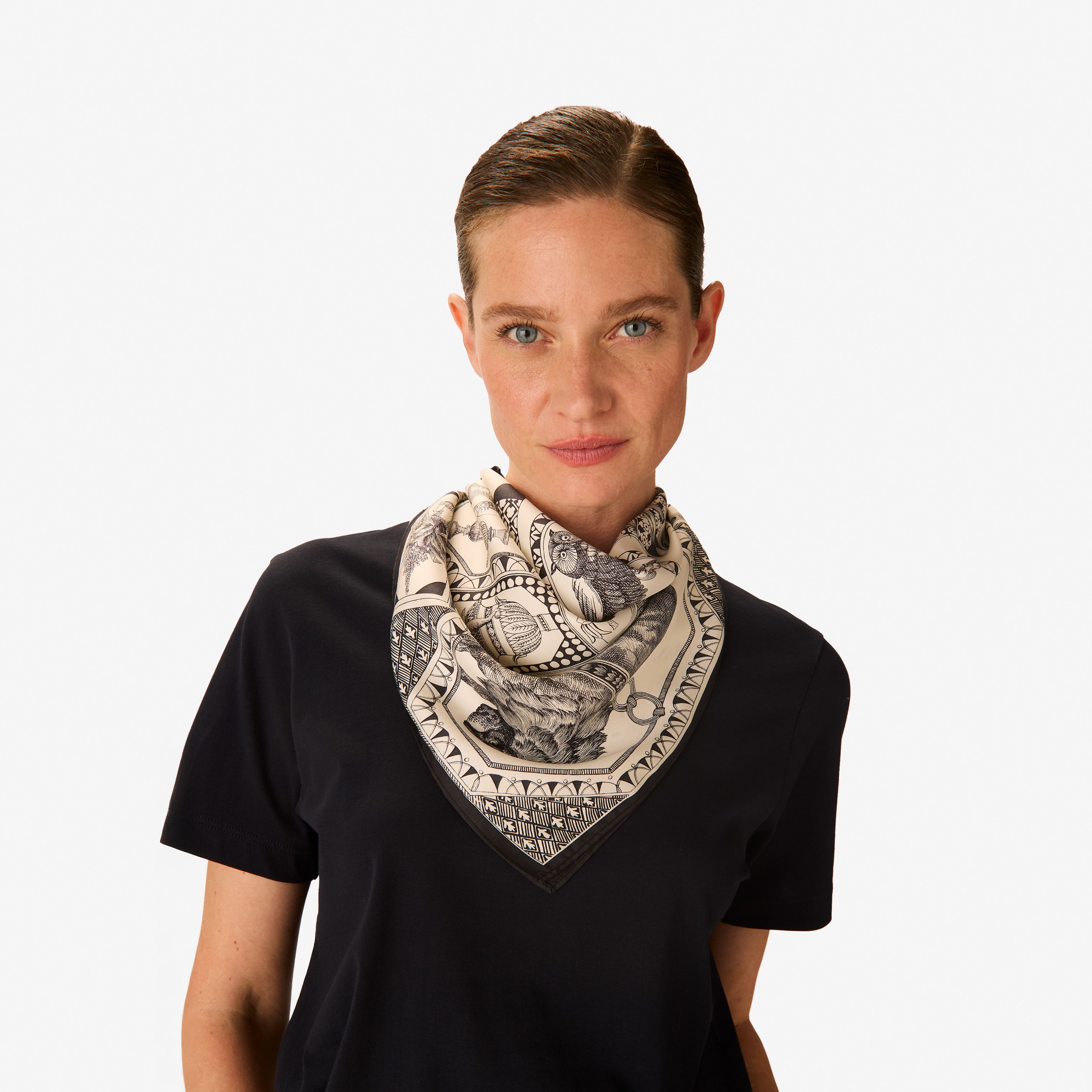 Square 65 - Barocco - Black