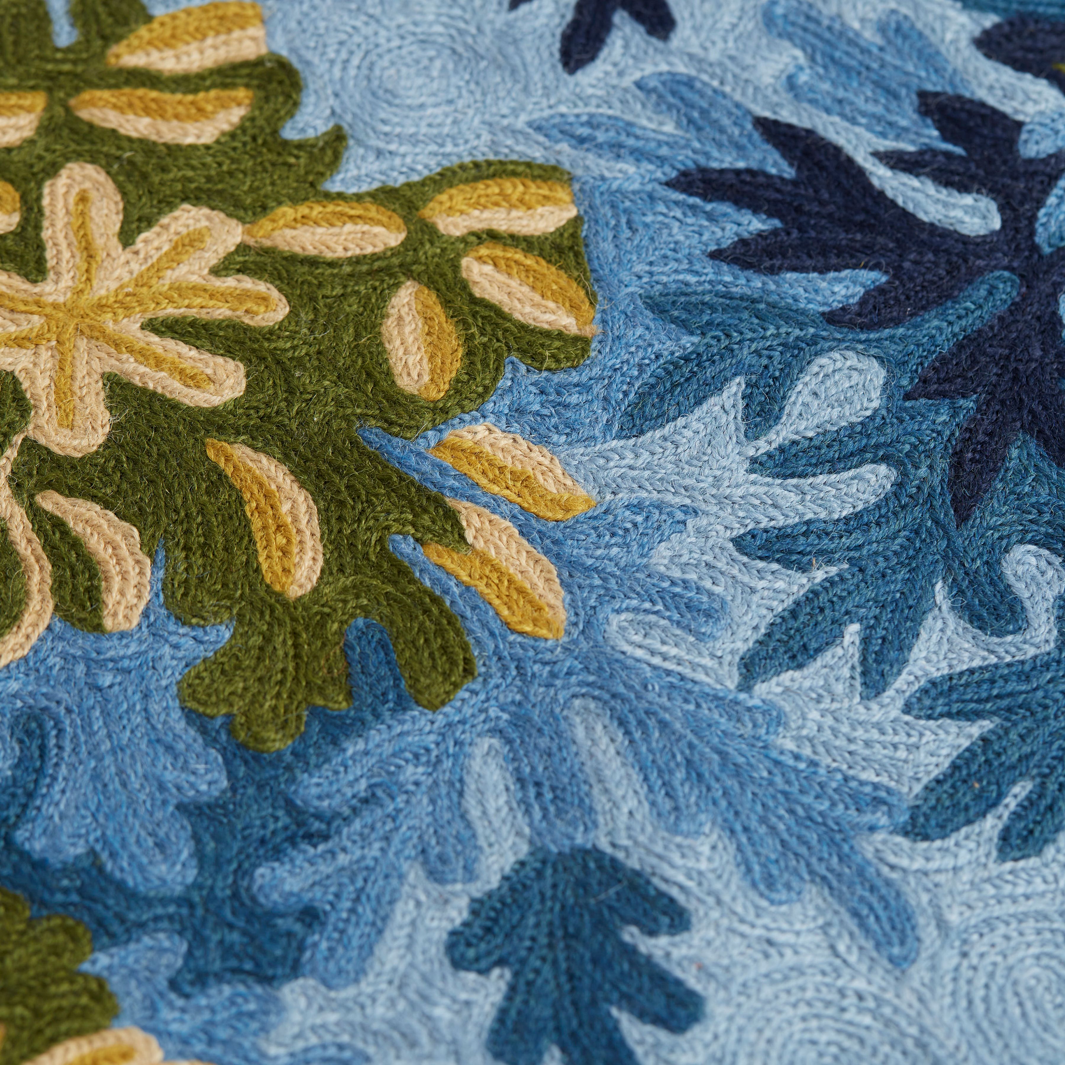 Cushion Cover 45 - Fontainebleau - Duck Blue