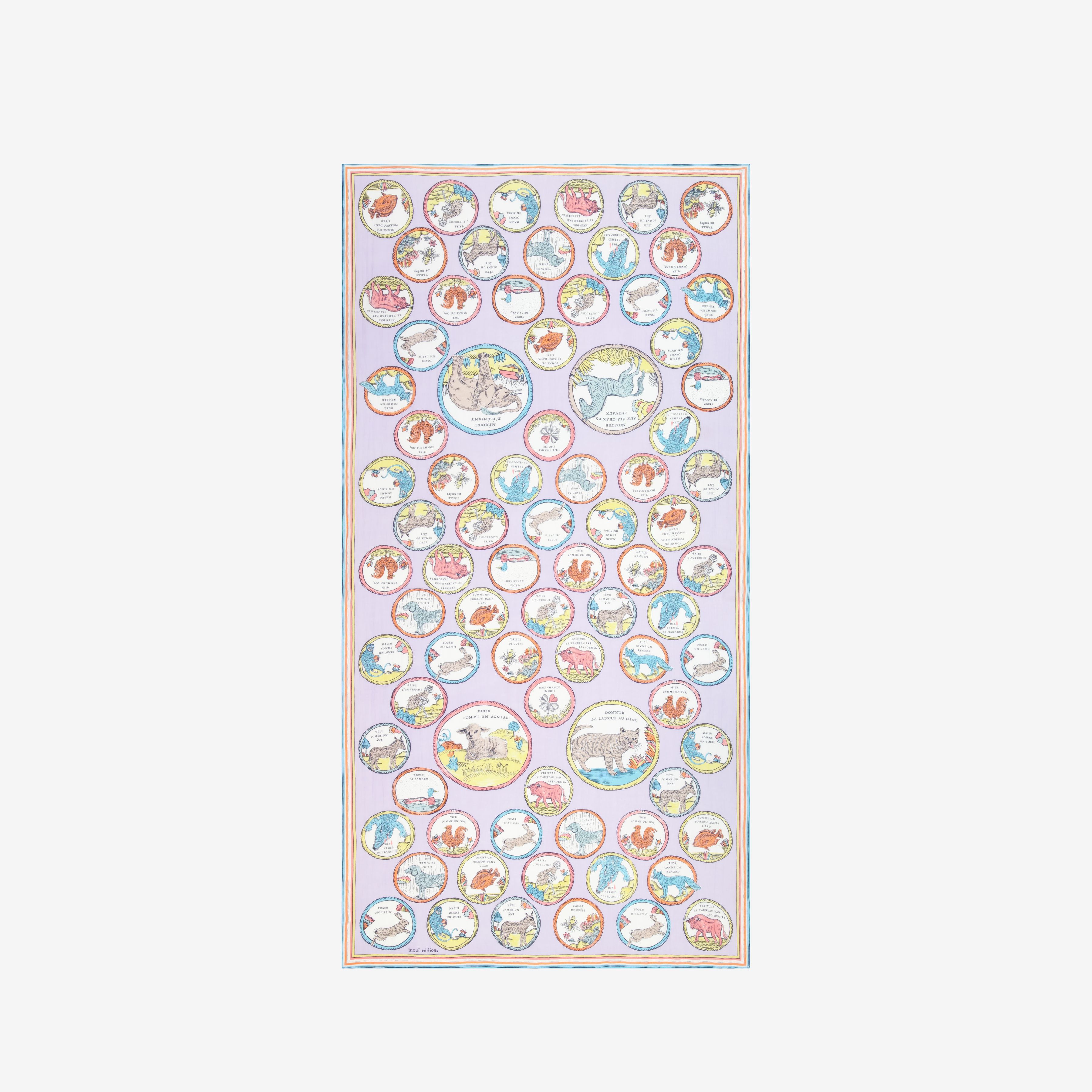 Scarf 100 - Chance Inoui - Lilac
