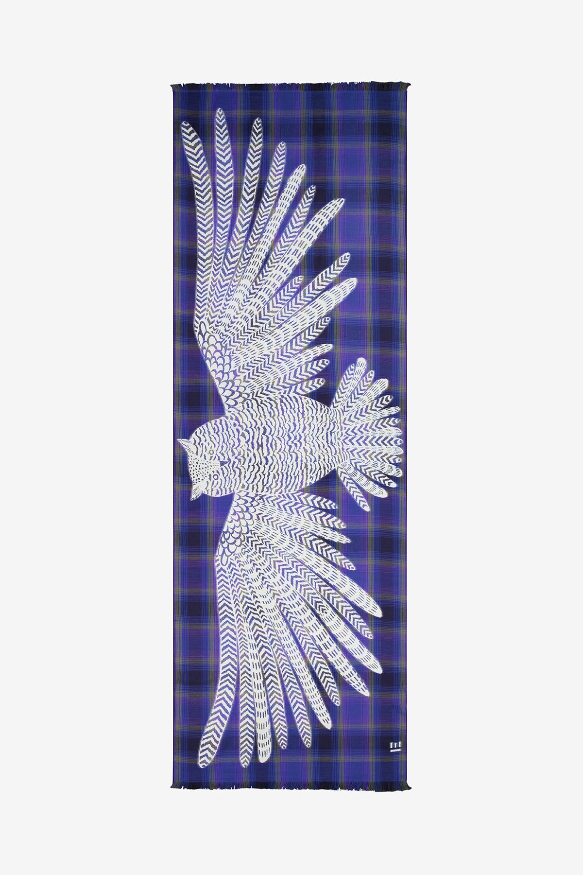 Scarf 70 3D - Hedwige - Purple