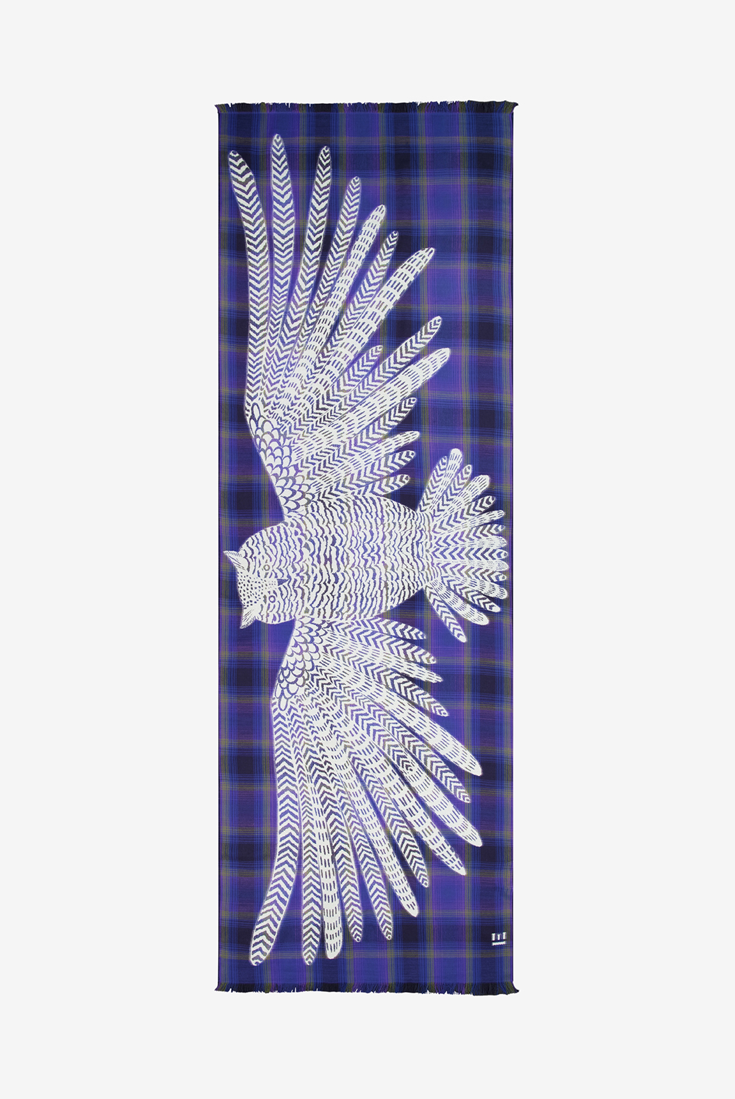 Scarf 70 3D - Hedwige - Purple