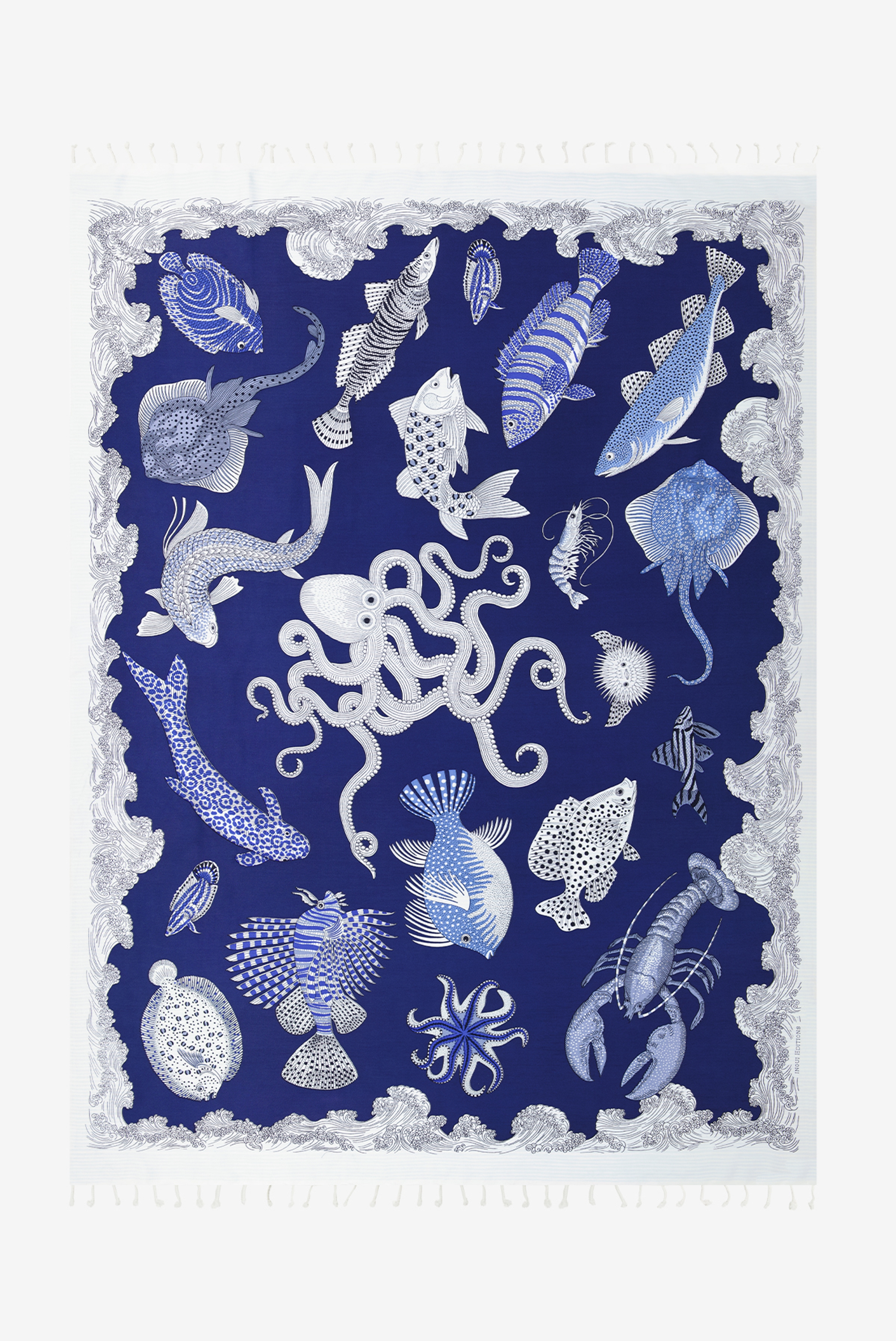Fouta Towel 140 - Poseidon - Blue