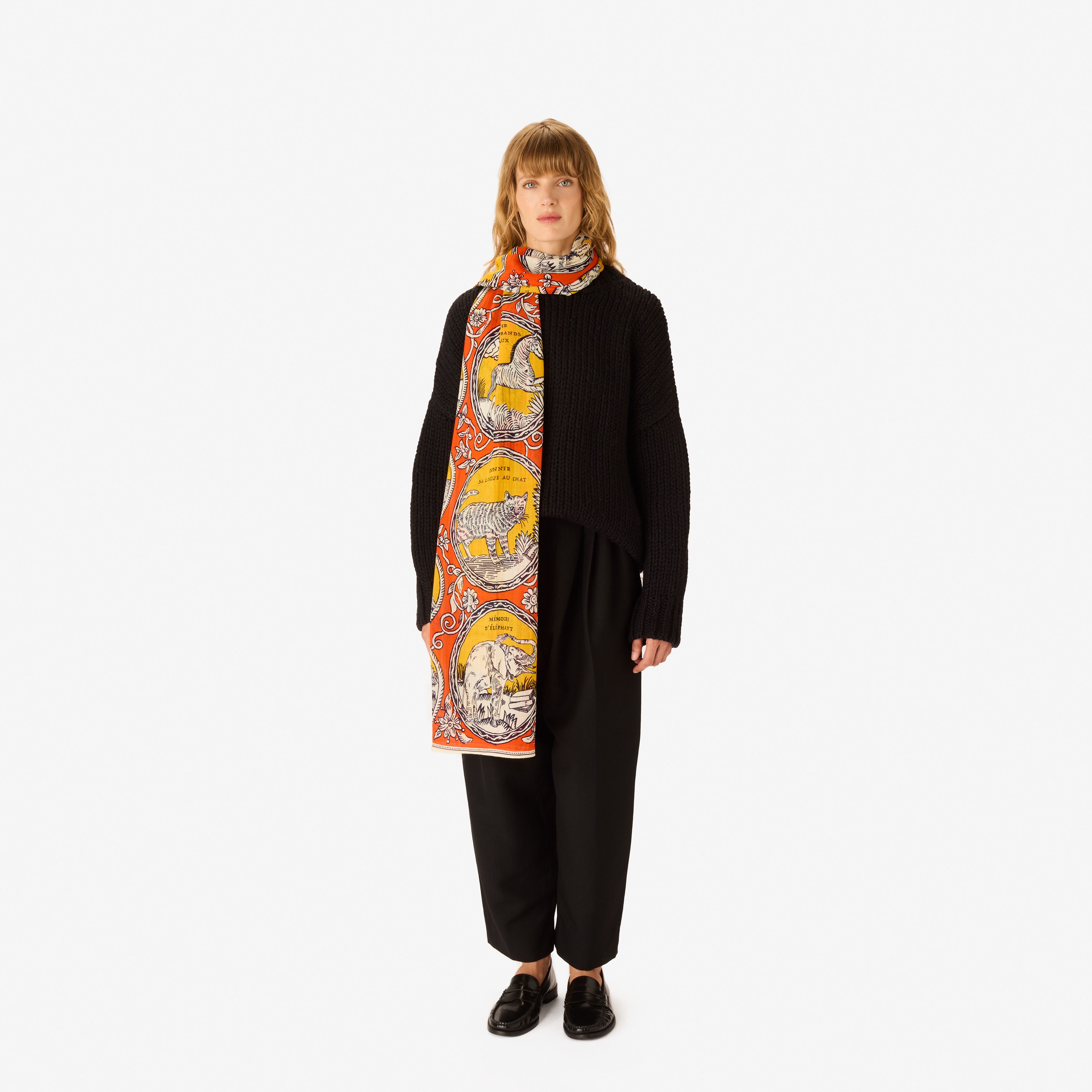 Scarf 70 - Chance Inoui - Orange