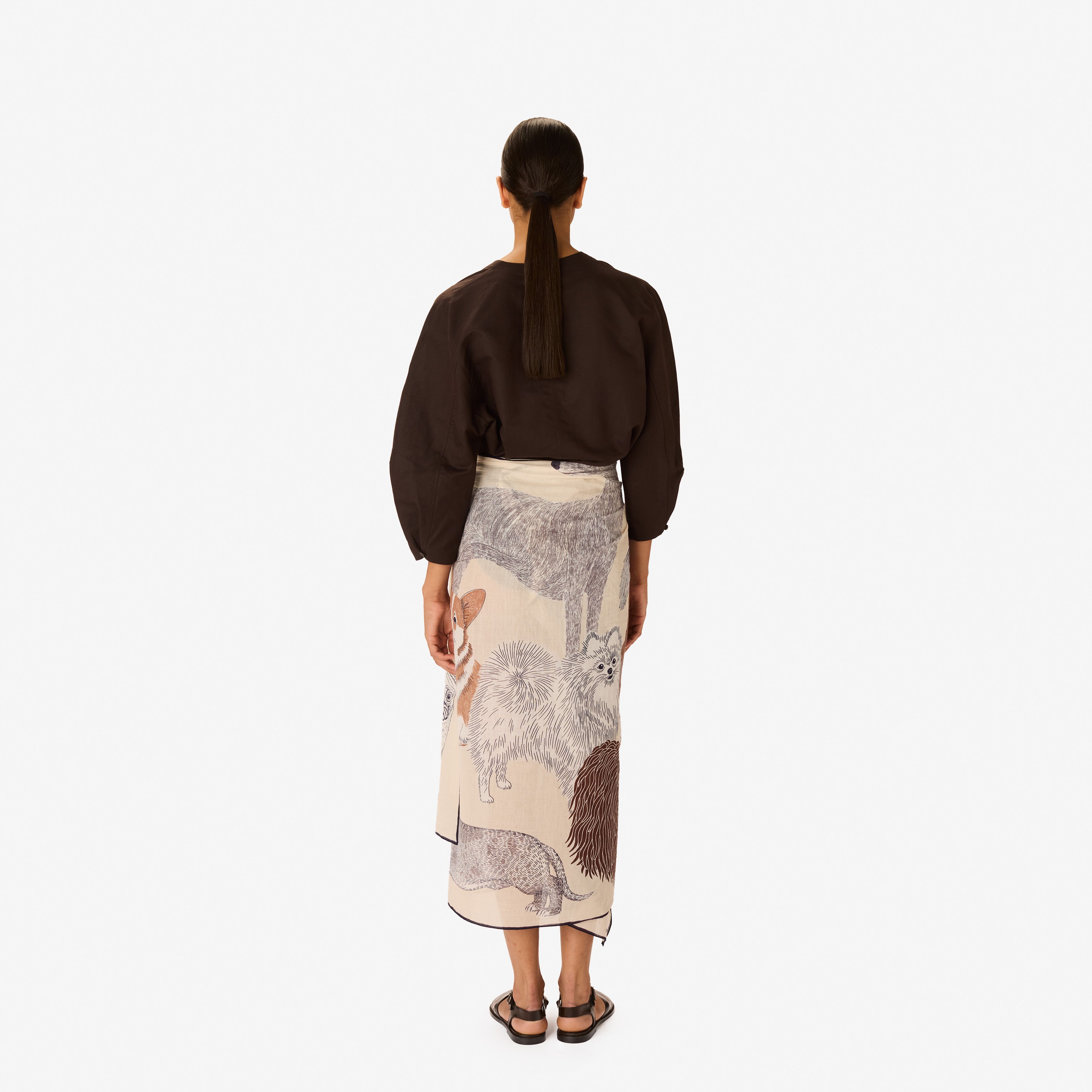 Scarf 100 Cotton - Toutou - White
