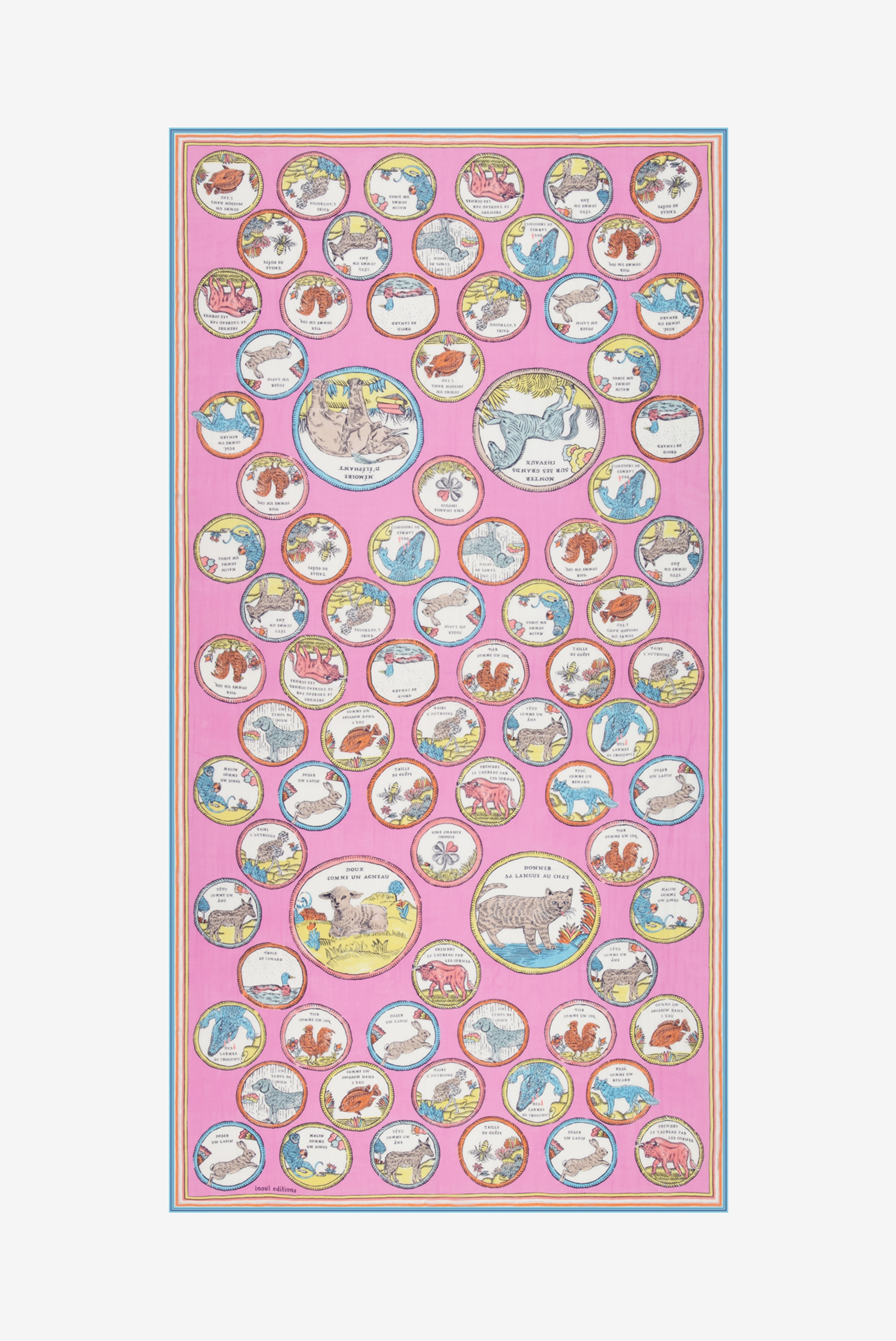 Scarf 100 - Chance Inoui - Pink