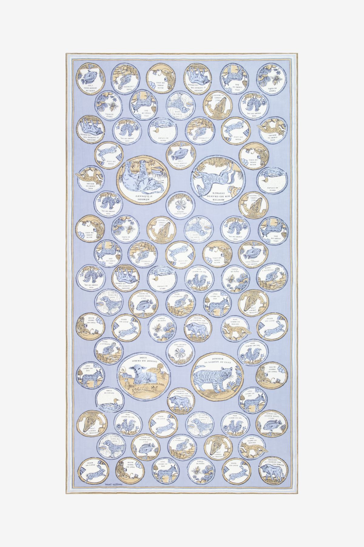 Scarf 100 - Chance Inoui - Blue