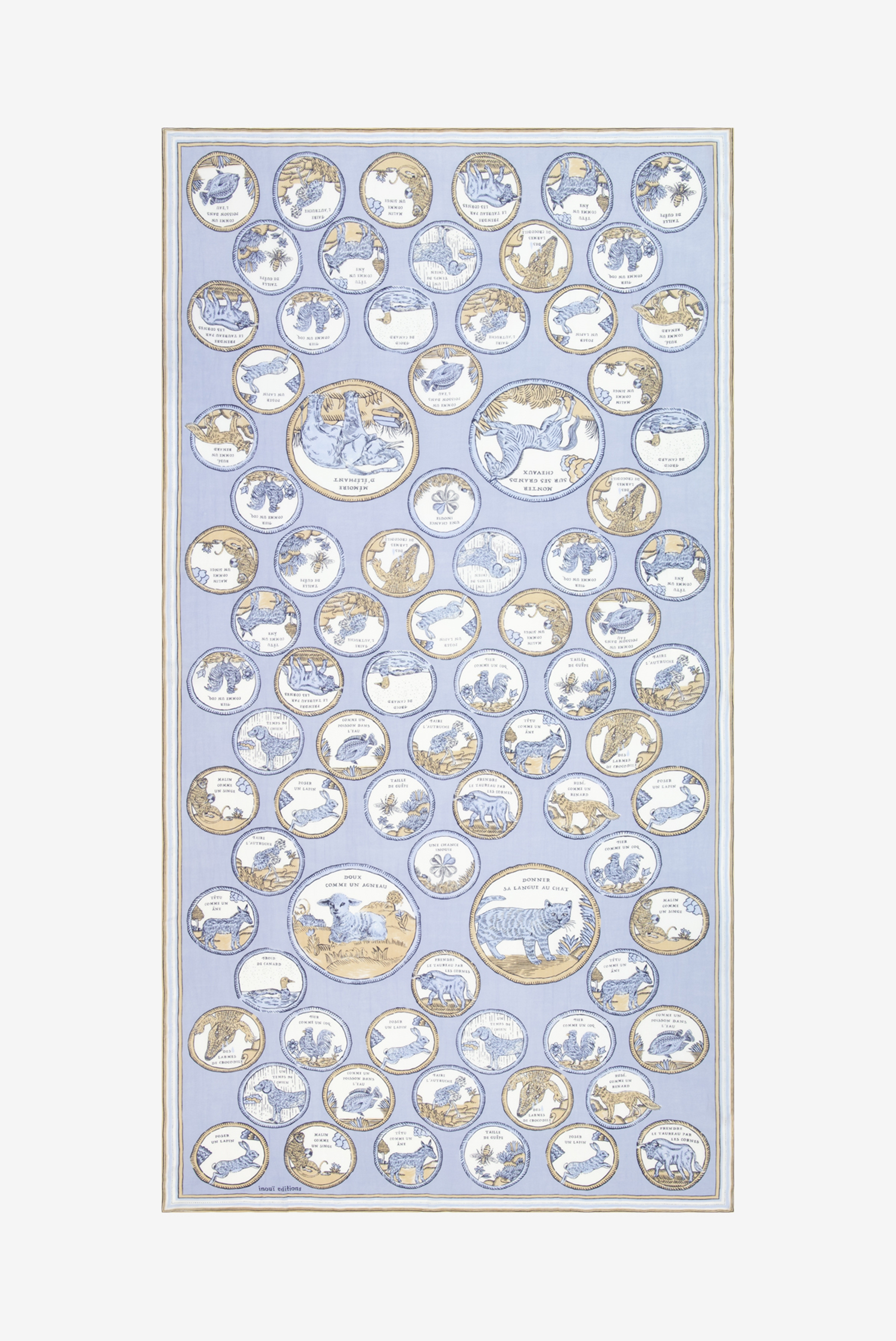 Scarf 100 - Chance Inoui - Blue