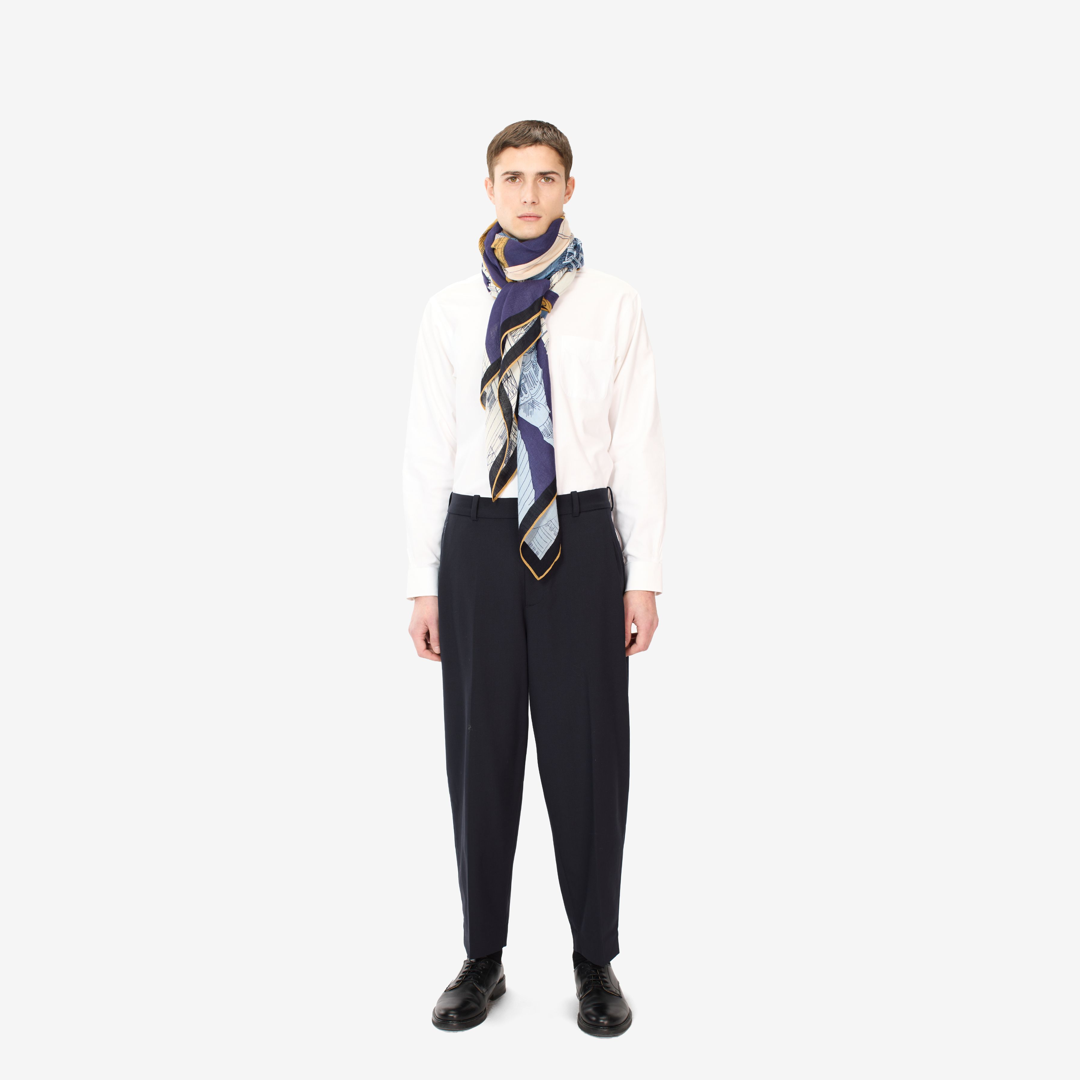 Scarf 100 - Paris - Navy