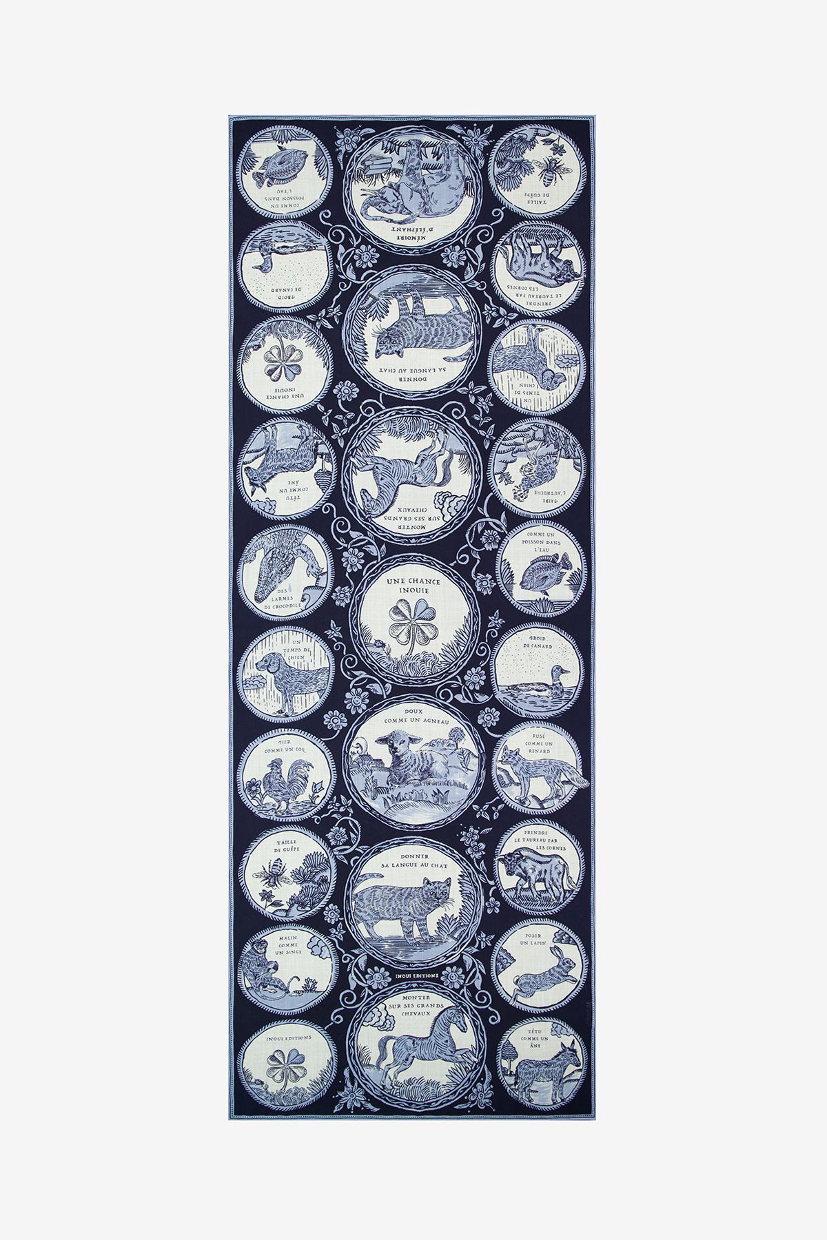 Scarf 70 - Chance Inoui - Navy