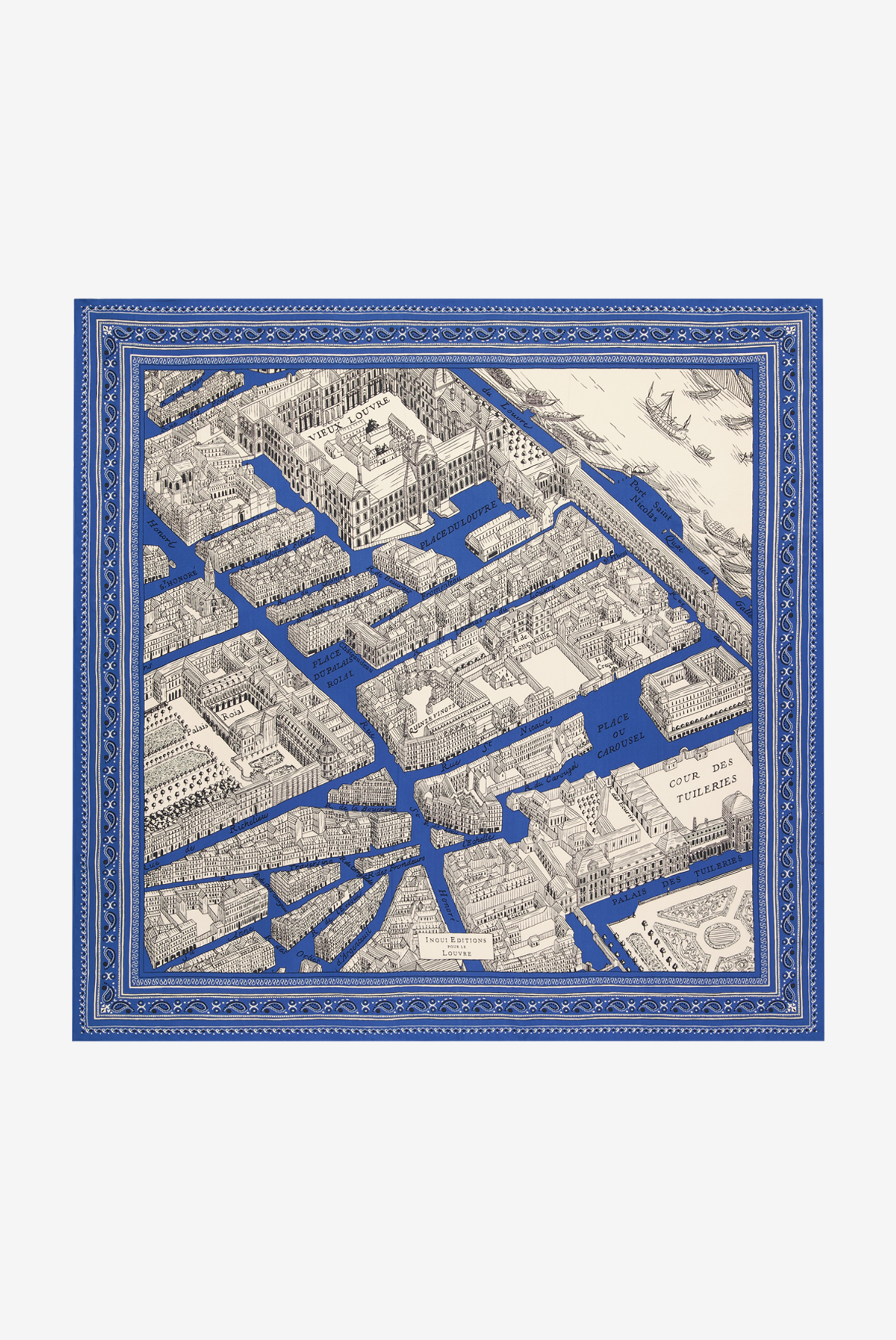 Square 100 - Louvre - Blue