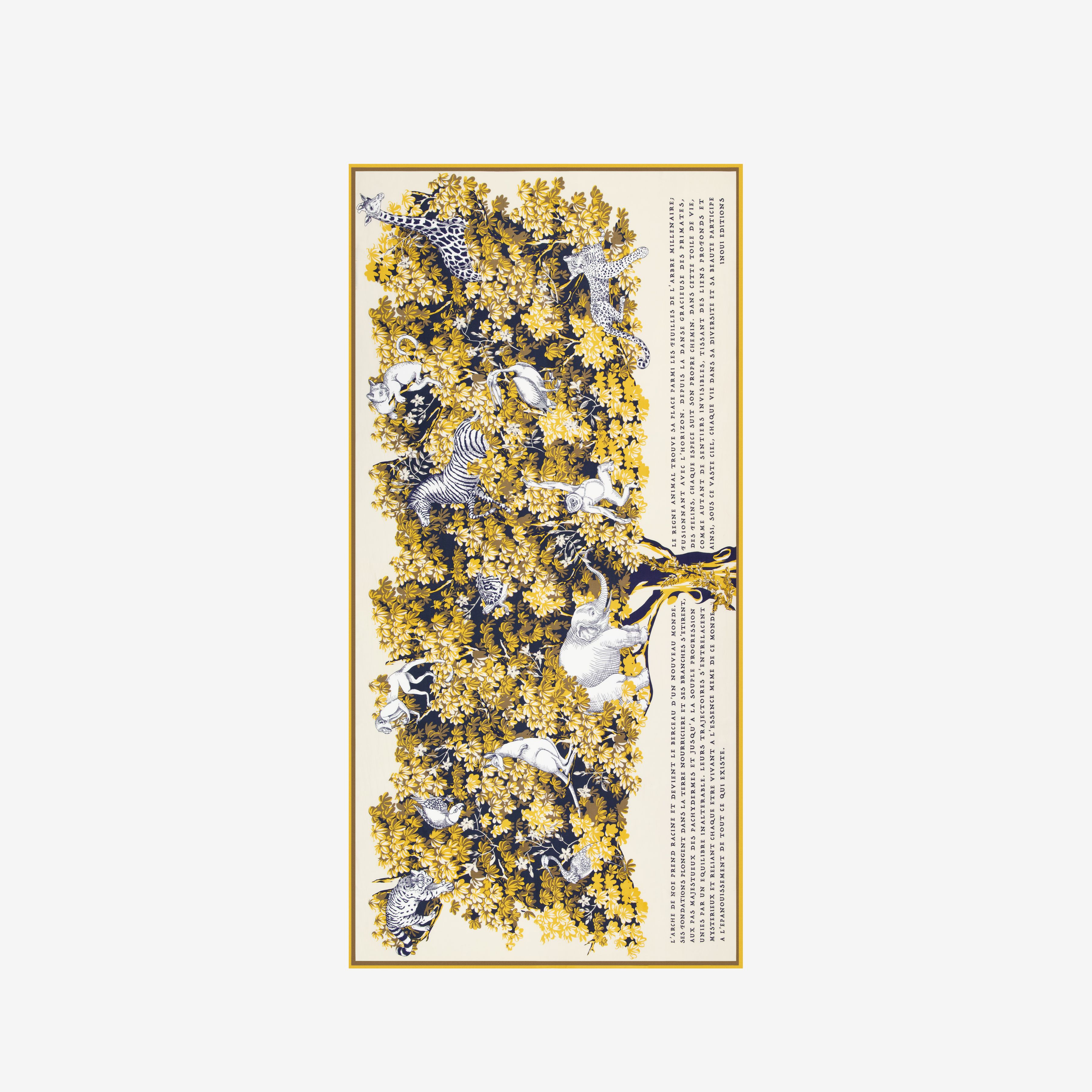 Scarf 100 - Bestiaire - white