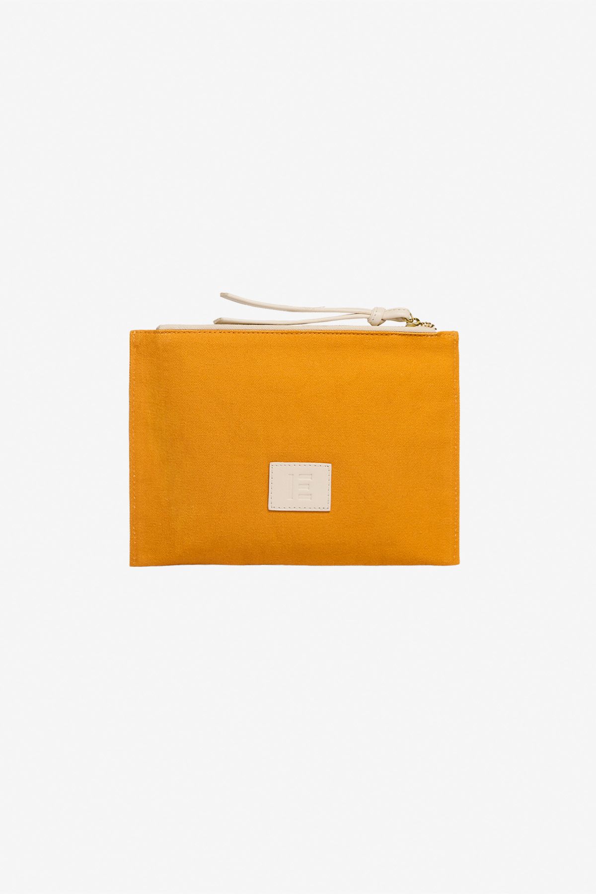 Embroidered Pouch - Chat - Light Blue