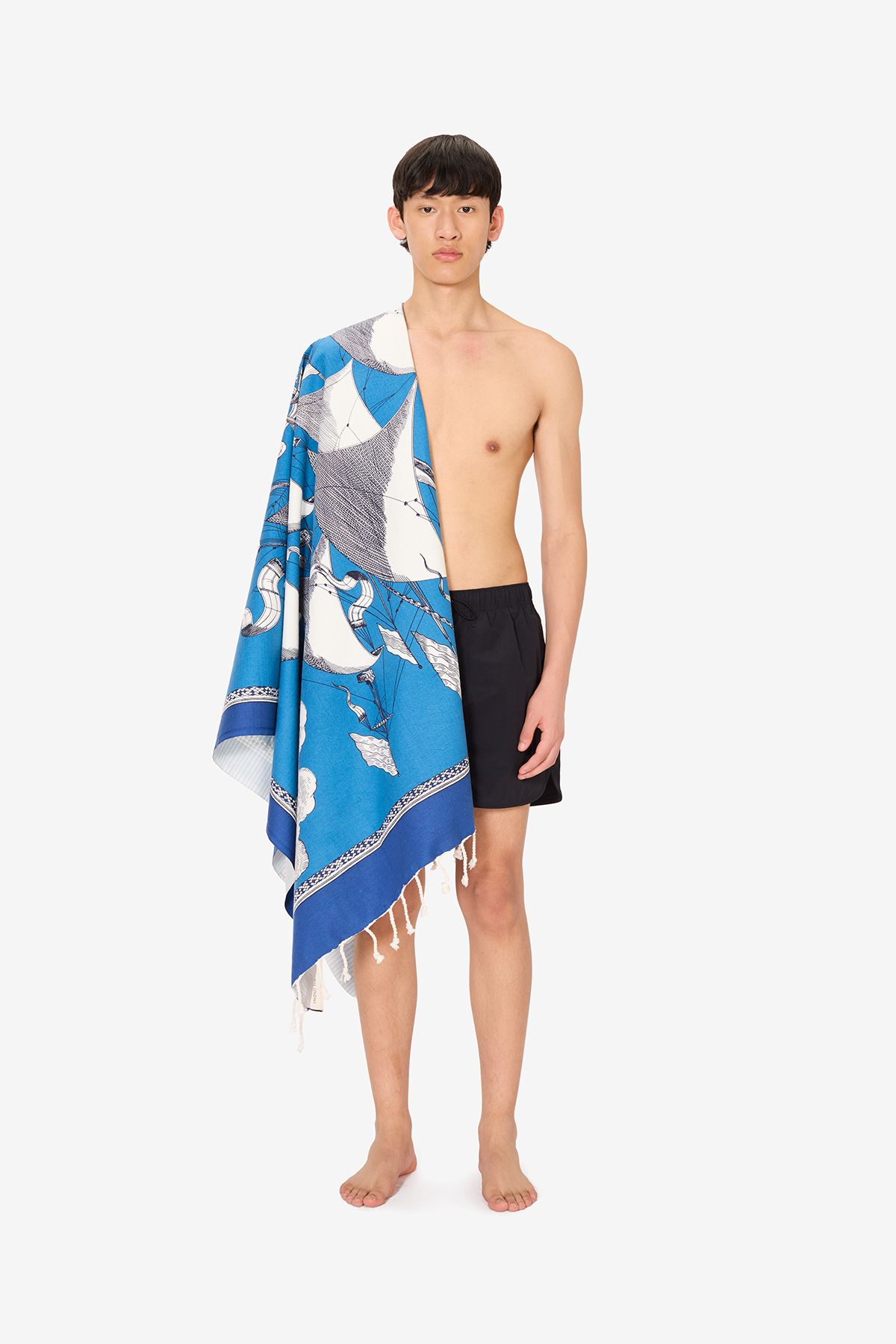 Fouta Towel 100 - Des Rives Et Des Reves - Blue