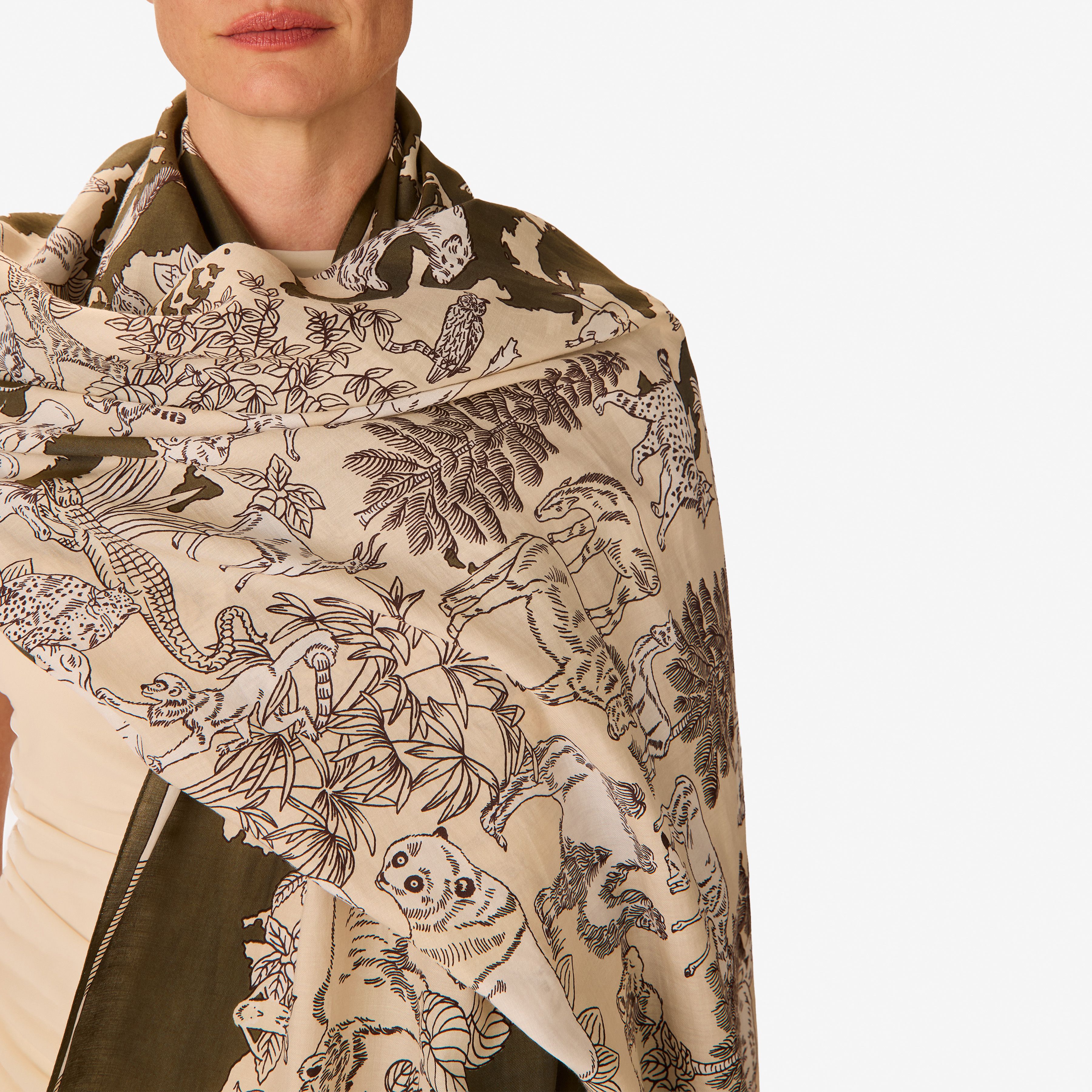 Scarf 100 - Atlas - Khaki