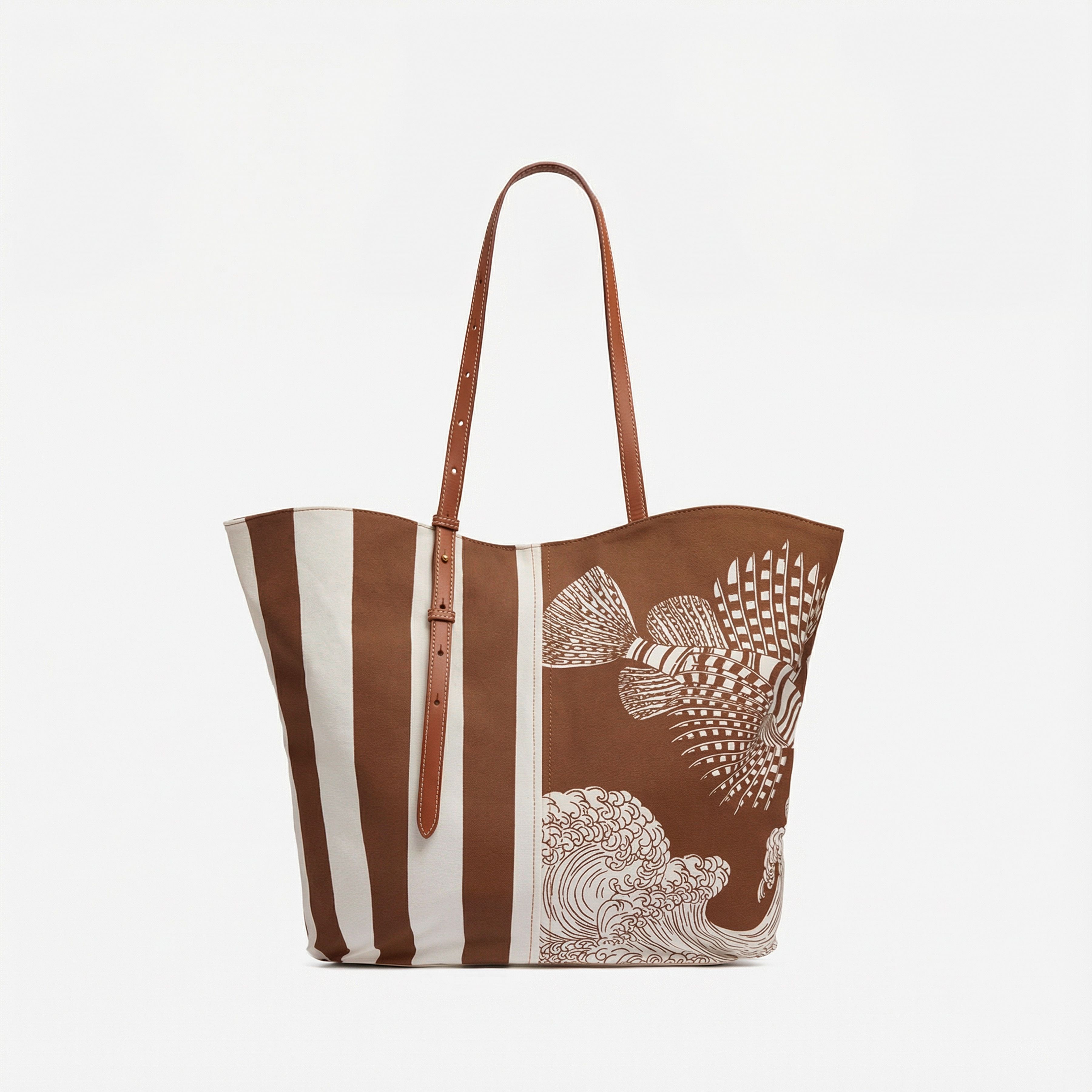 Soft Shopping Bag - Poseidon - Brown
