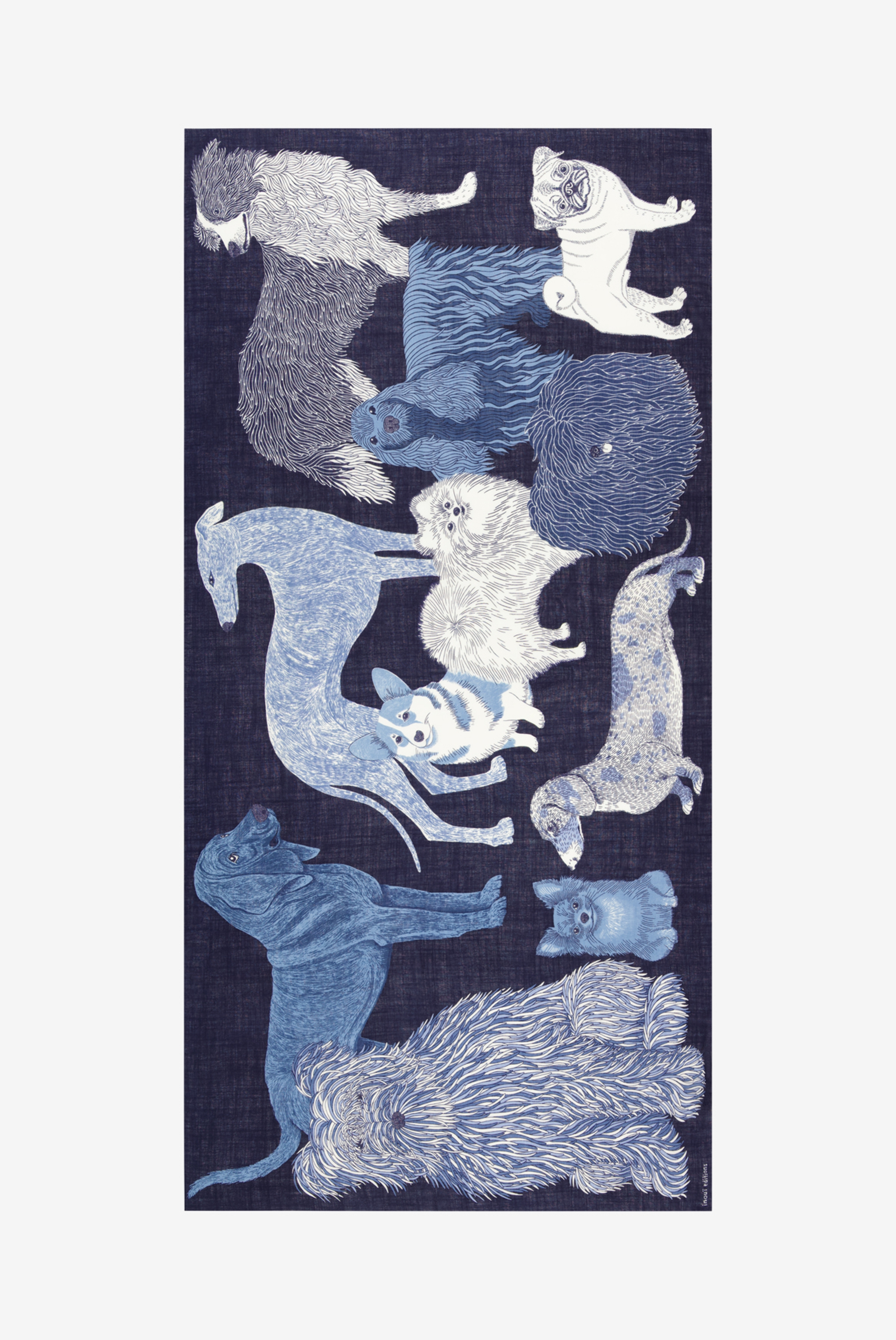 Scarf 100 - Toutou - Navy