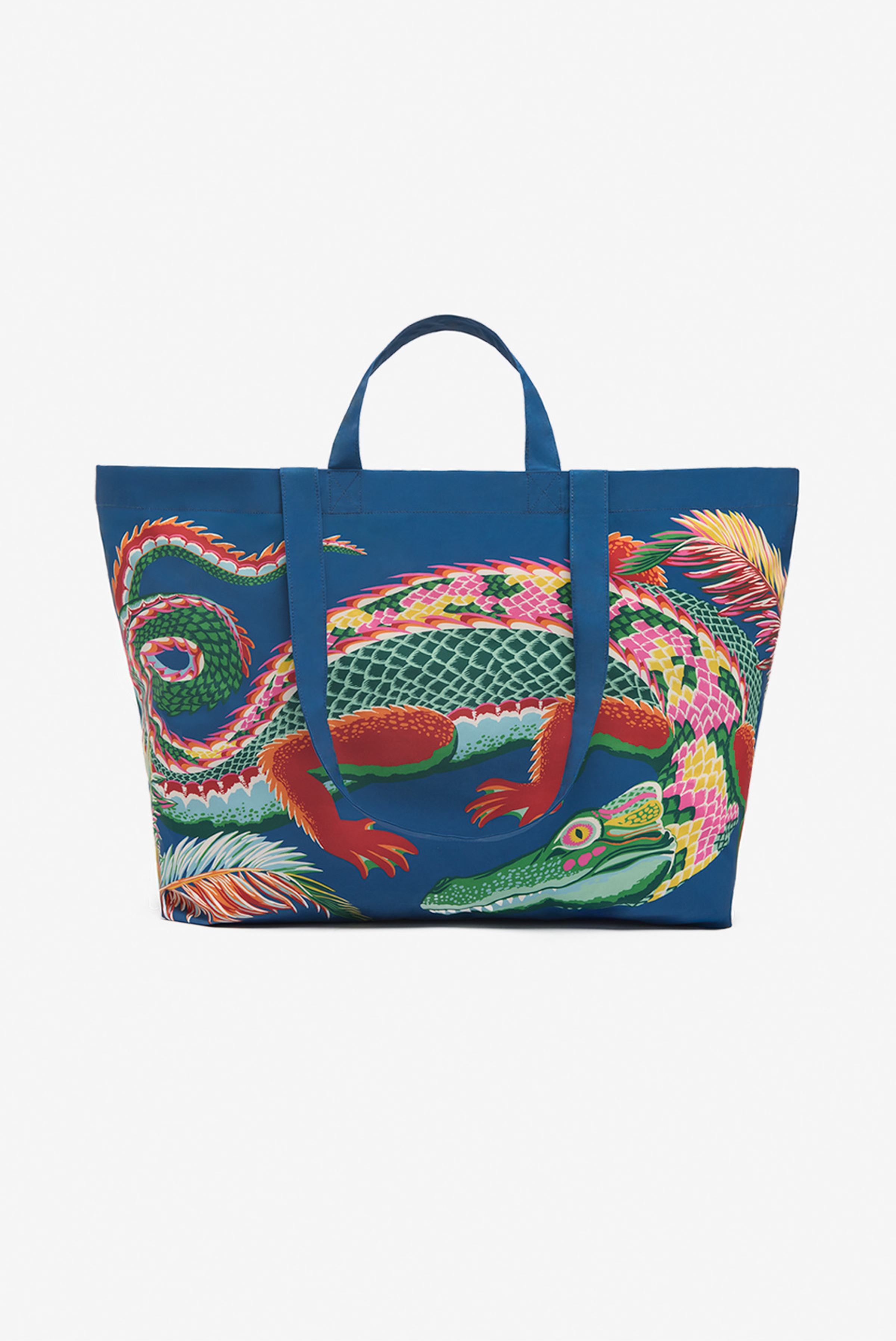 Maxi Shopper Bag - Croco - Multicolor