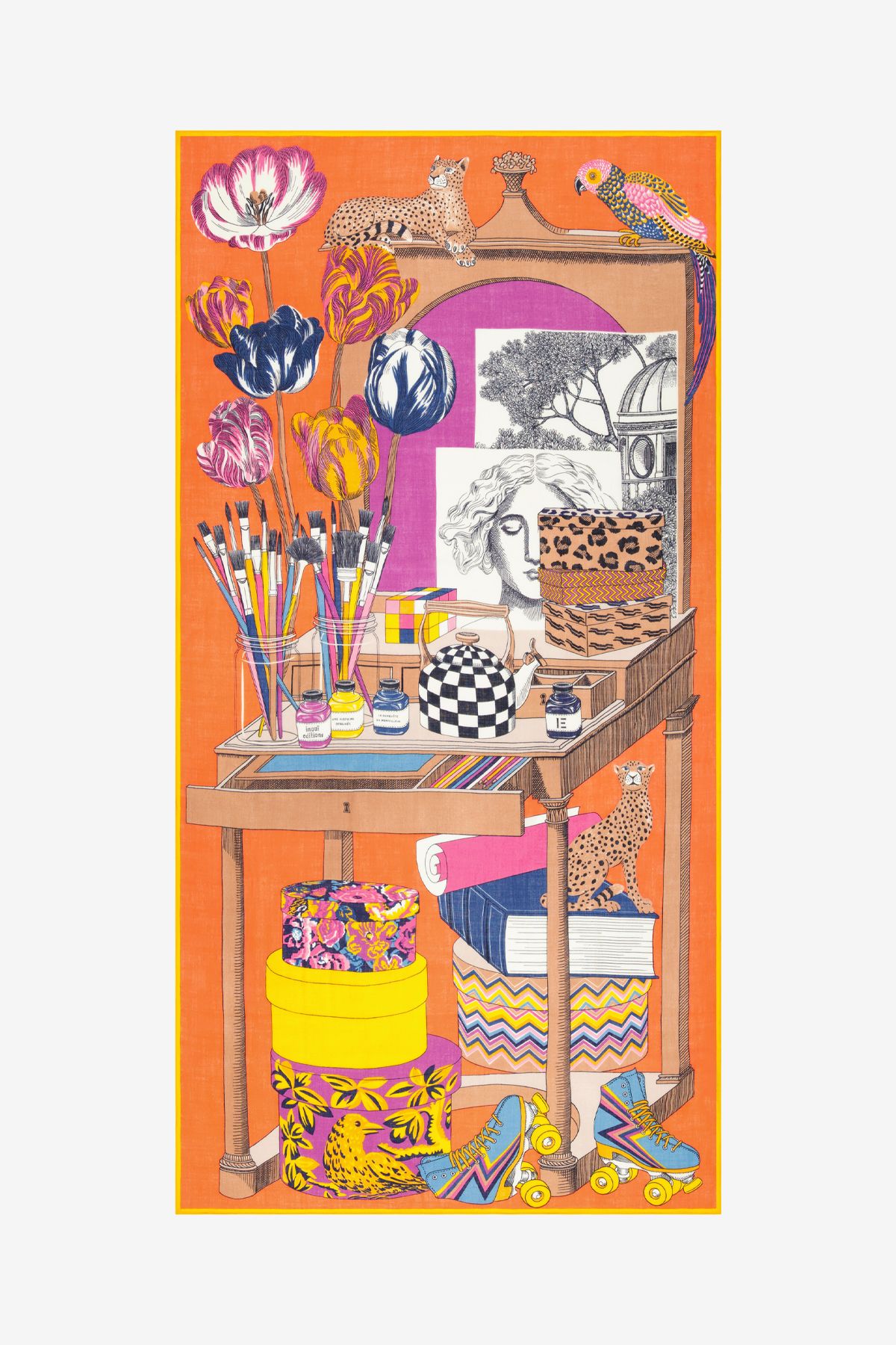 Scarf 100 - Atelier - Orange