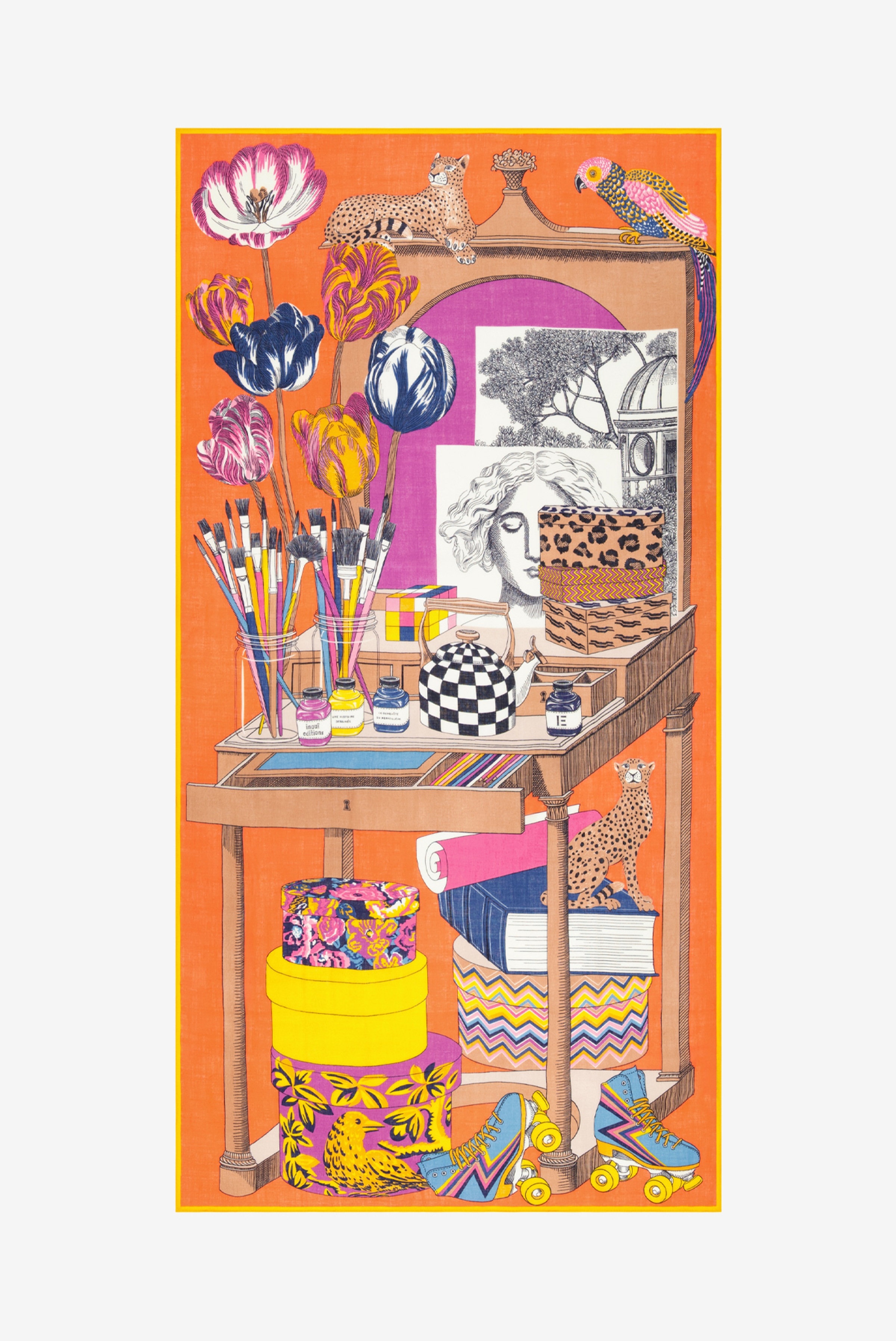 Scarf 100 - Atelier - Orange