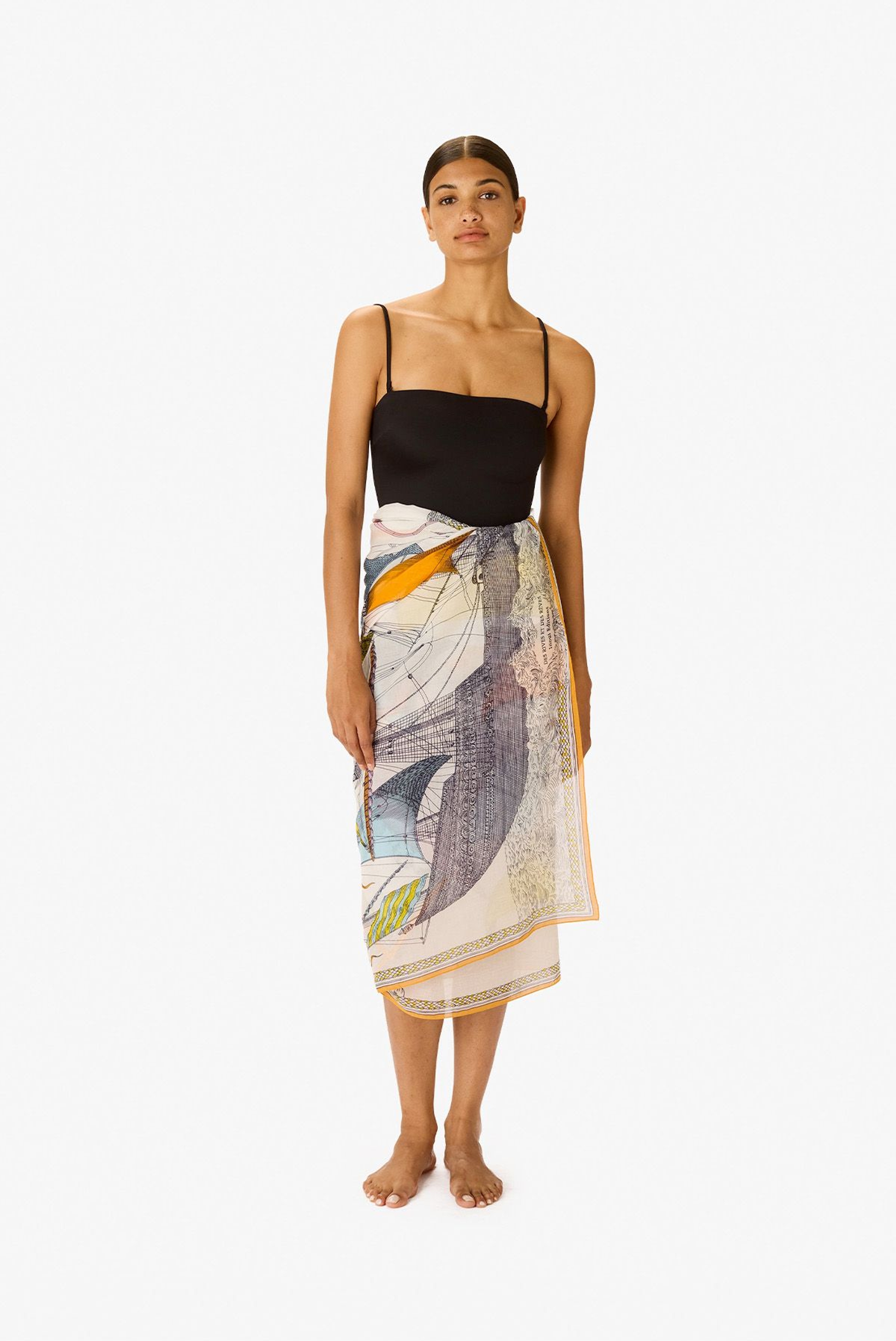 Scarf 100 - Des Rives et des Reves - Multicolor