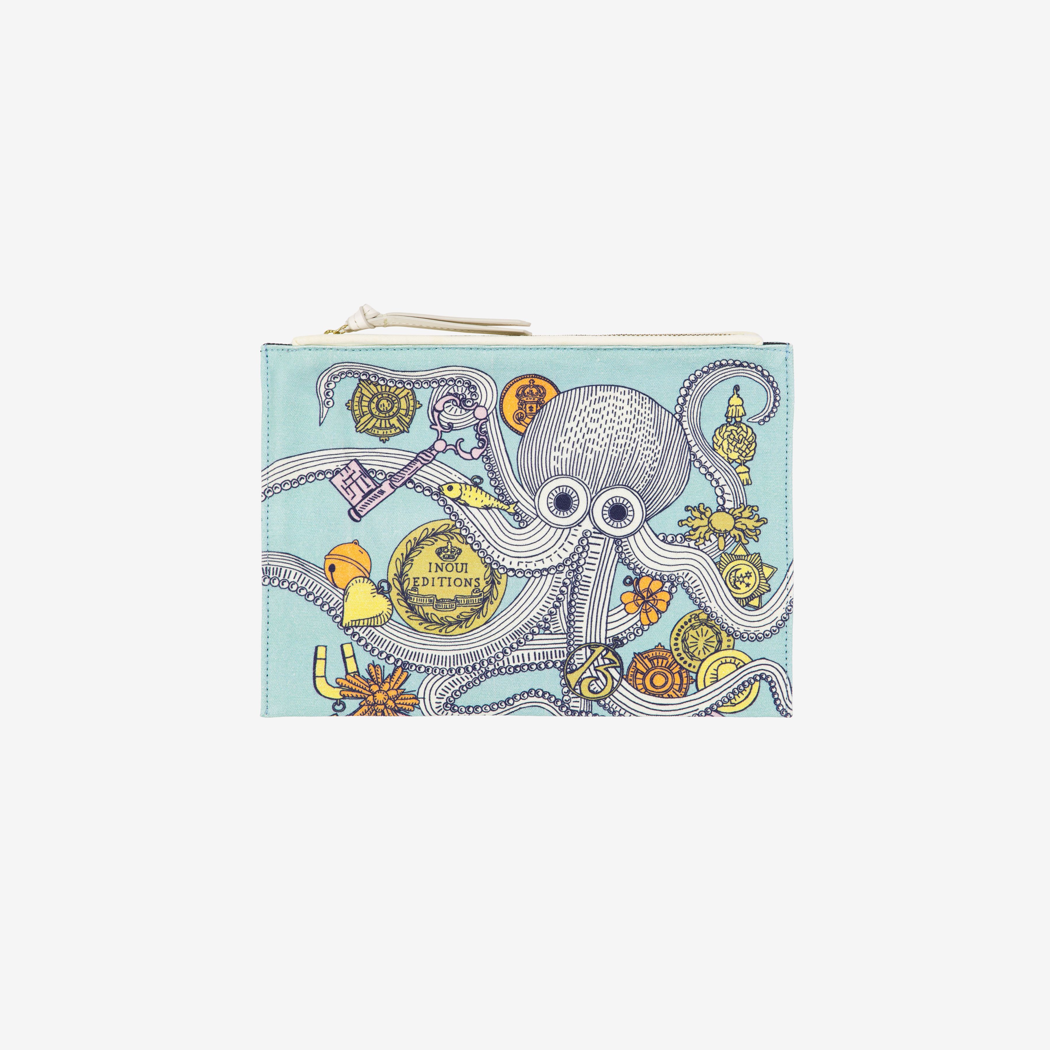 Pouch - Octopus - Turquoise