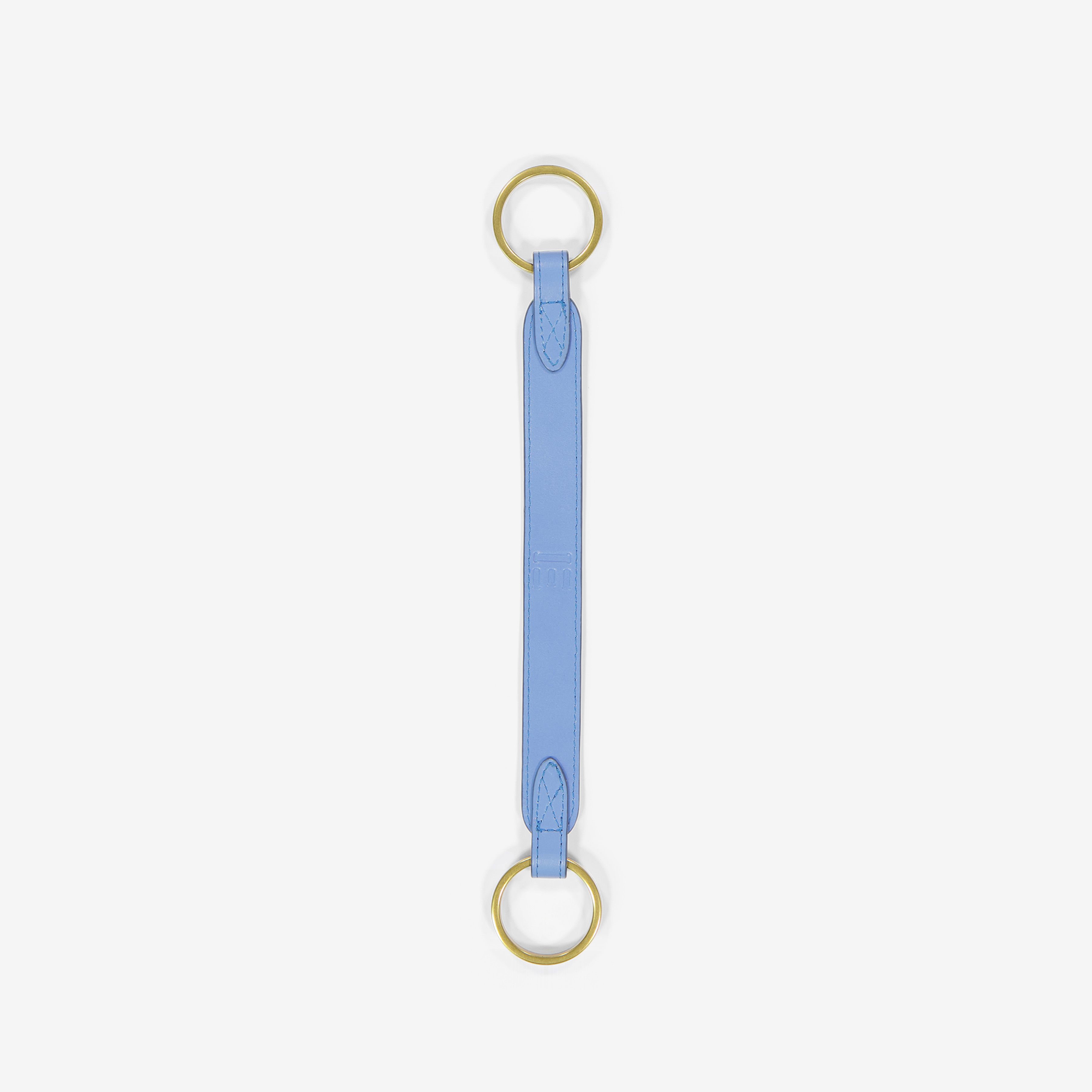 Leather Handle - Light Blue