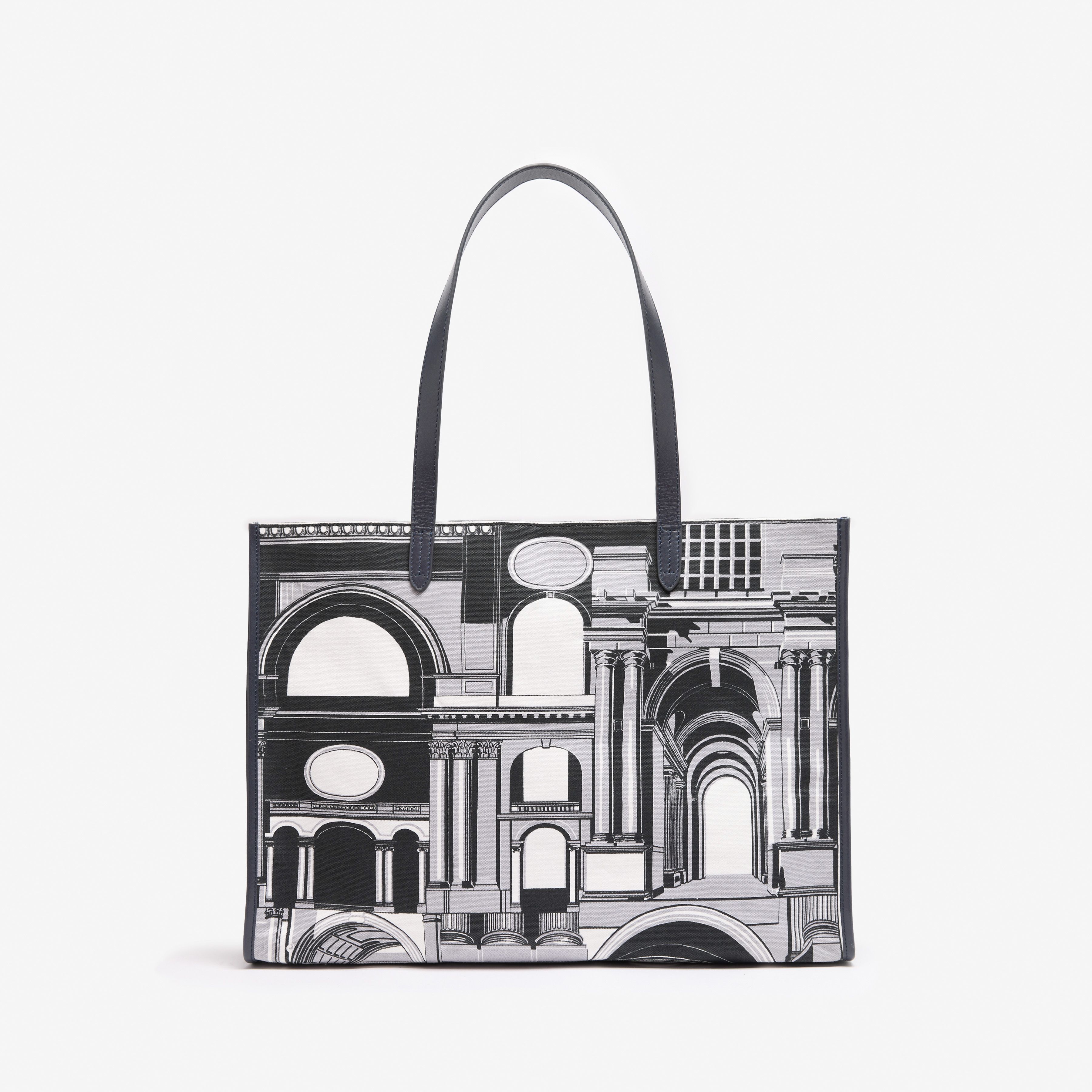 Shopping Bag - Architecture - Black