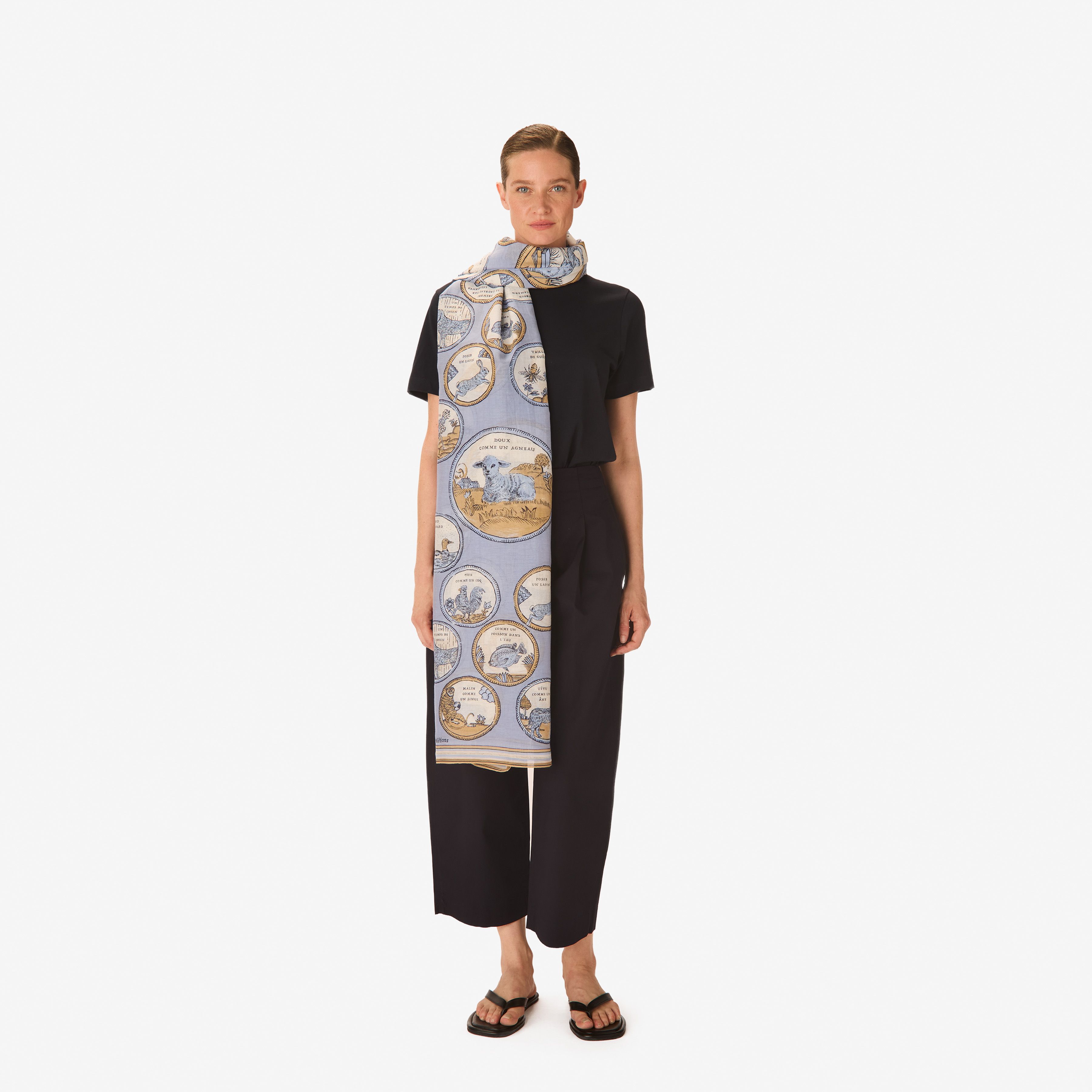 Scarf 100 - Chance Inoui - Blue