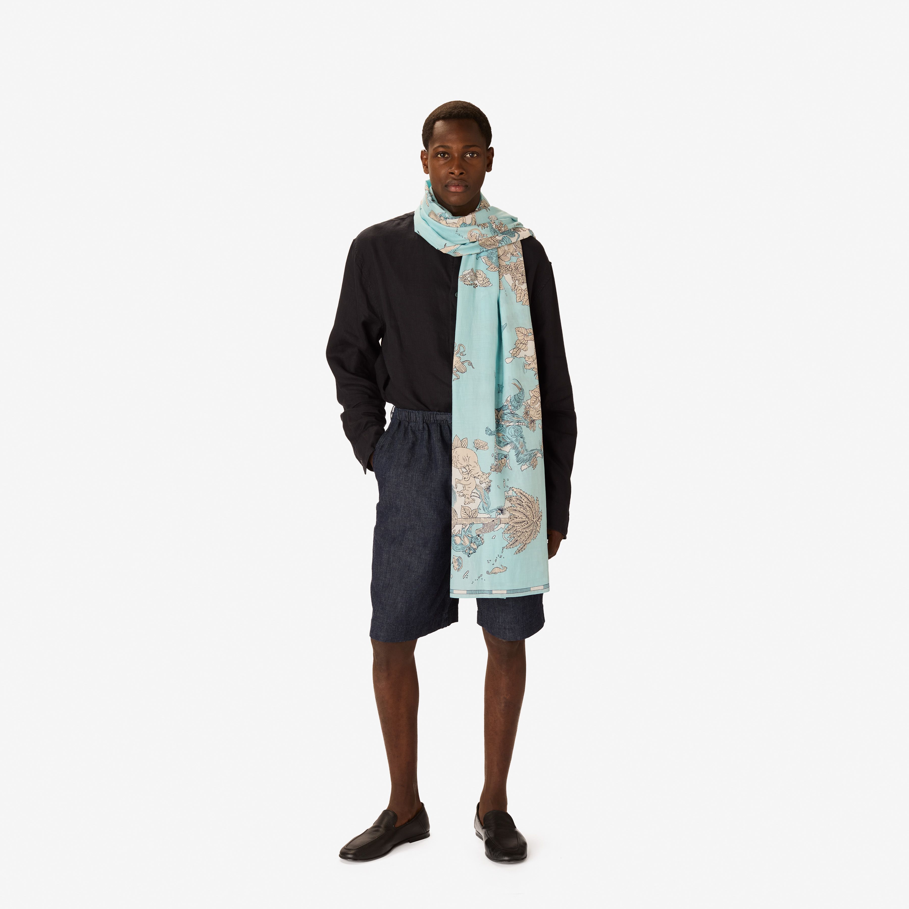 Scarf 100 - Atlas - Turquoise