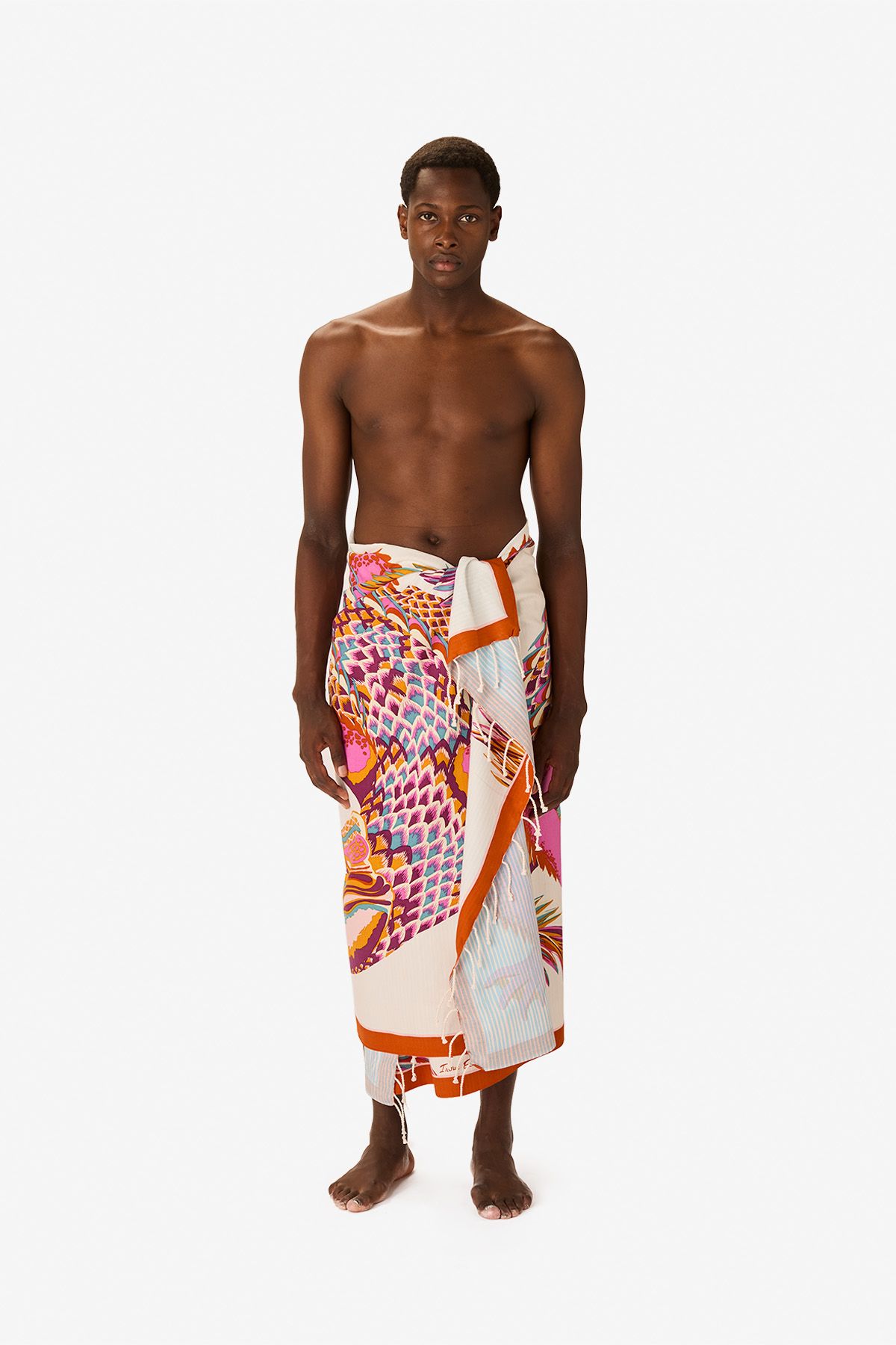 Fouta Towel 100 - Croco - White