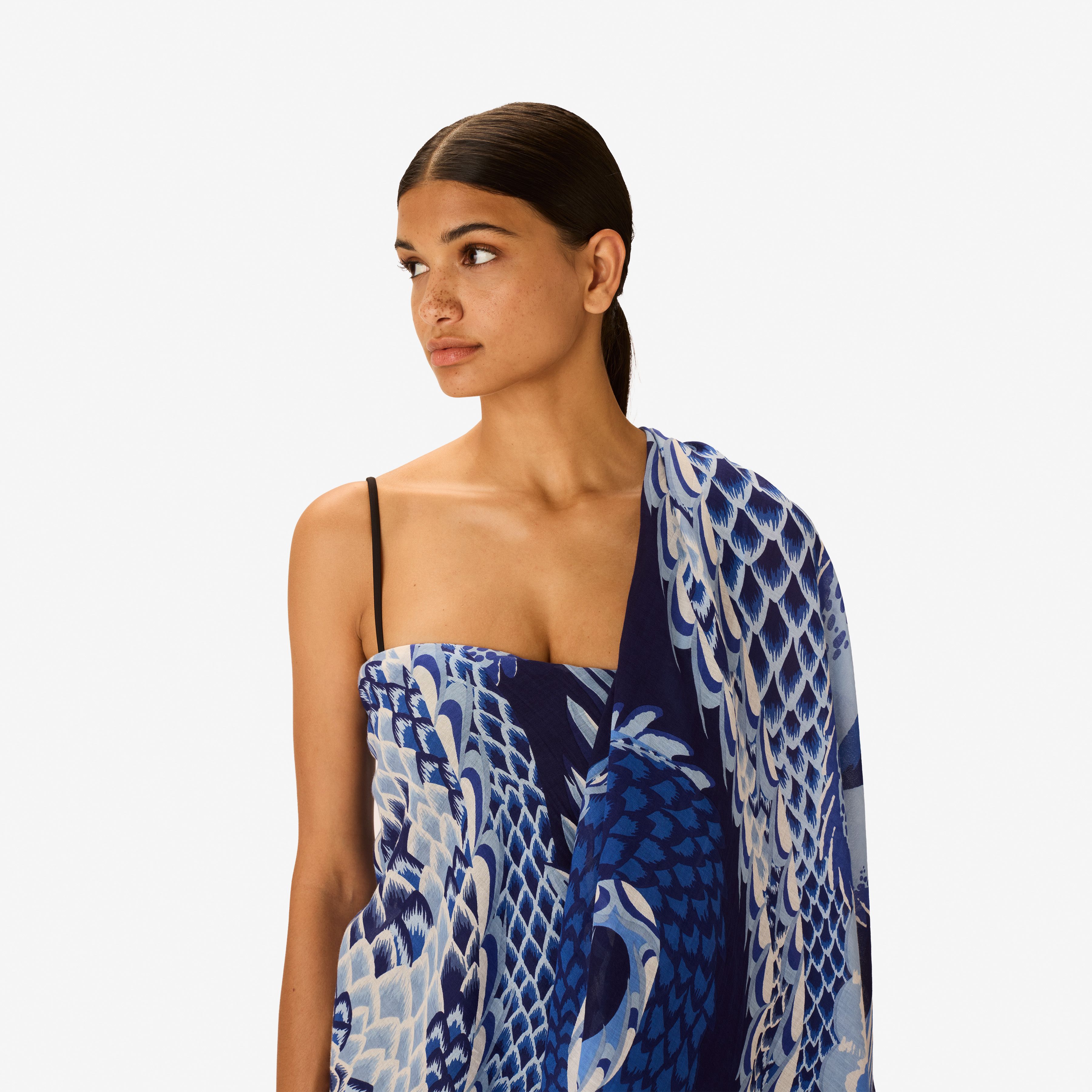 Scarf 100 - Croco - Navy