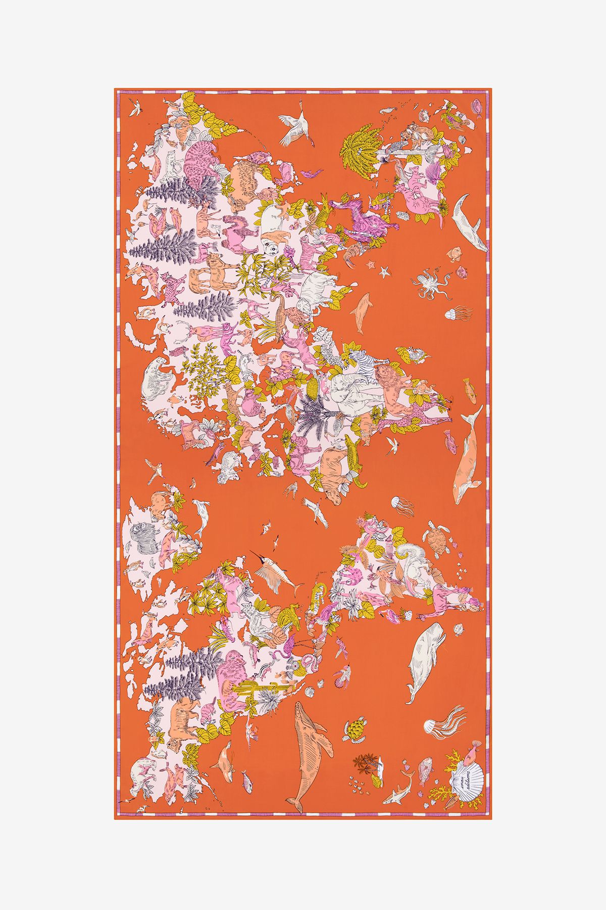 Scarf 100 - Atlas - Orange