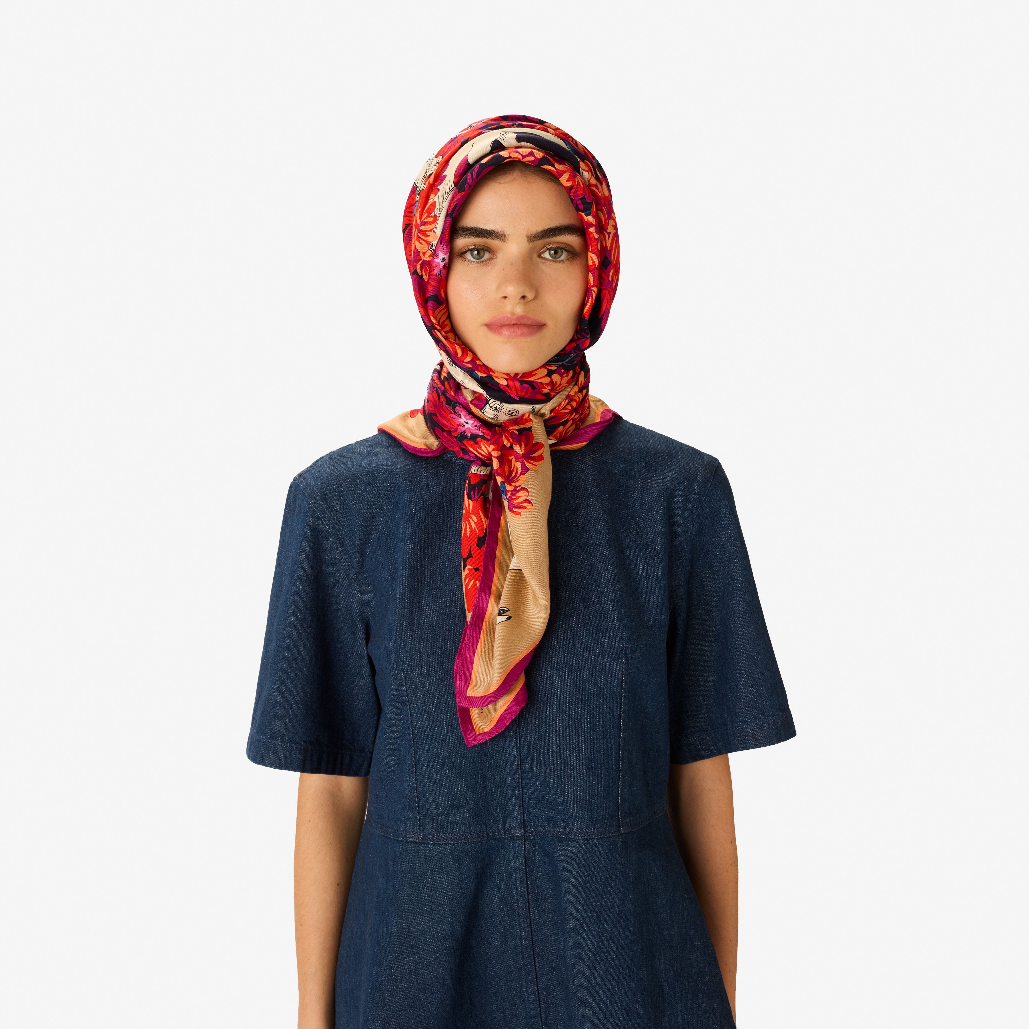 Square 130 - Bestiaire - Fuchsia
