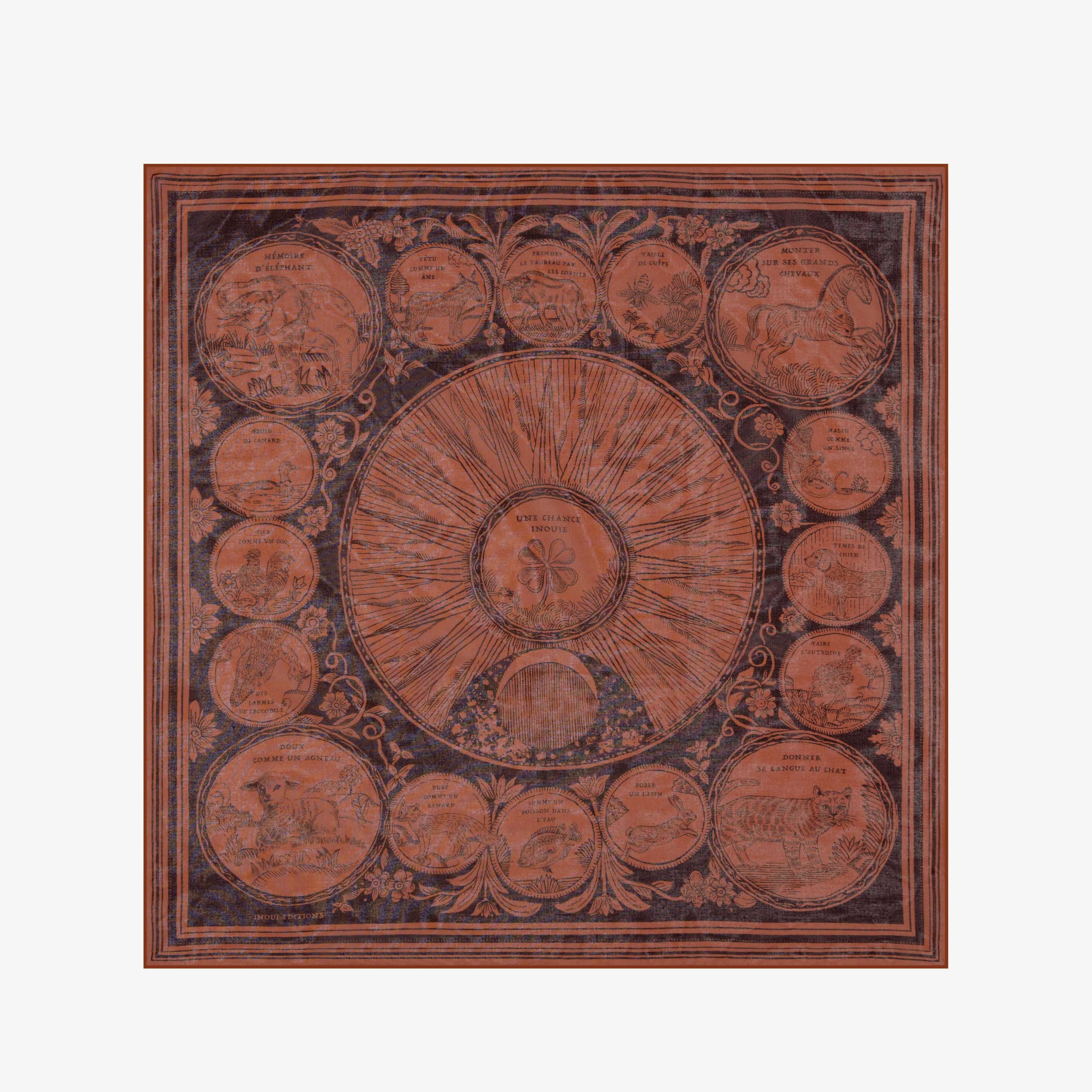Square 70 Cotton - Chance Inoui - Brown