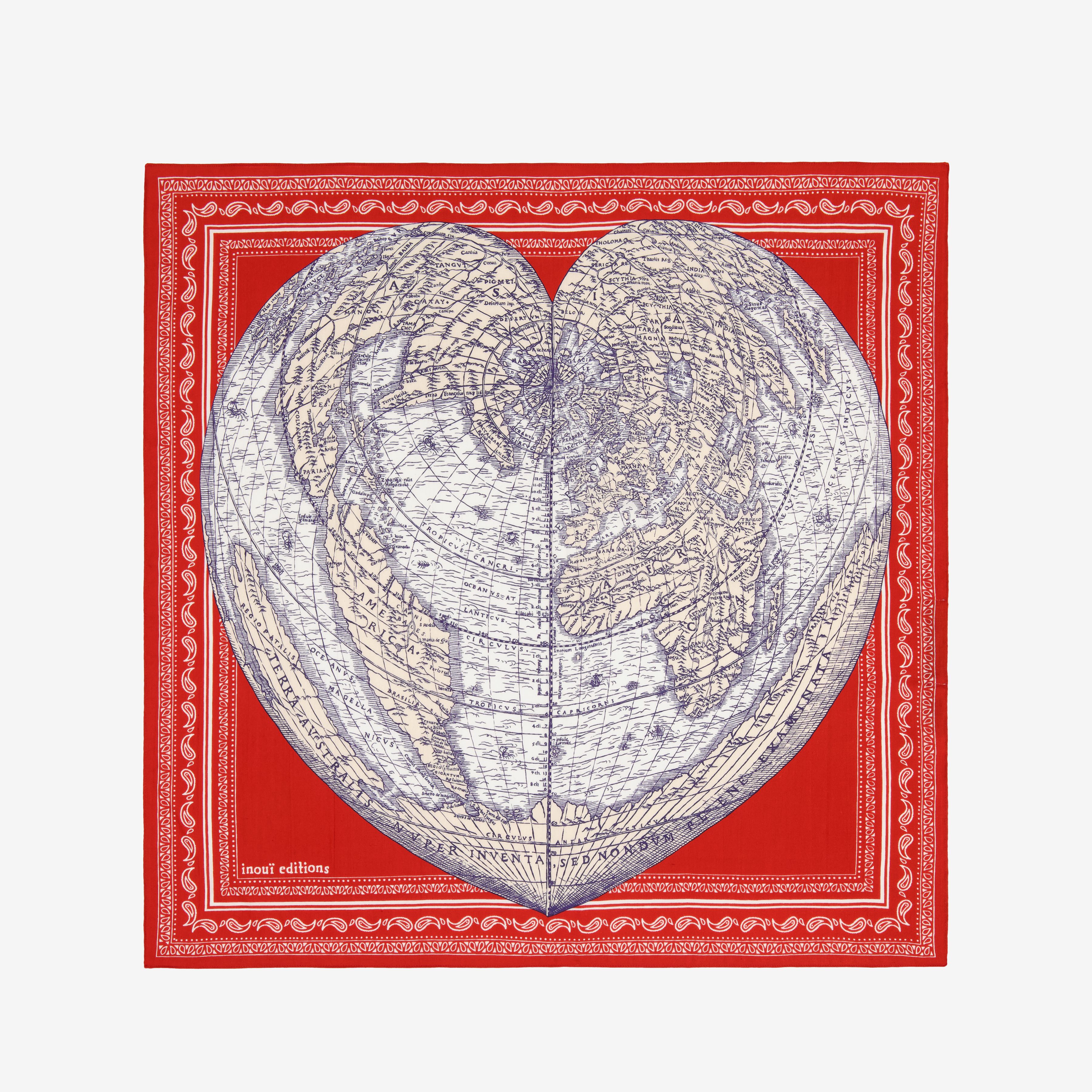 Square 65 - Mappemonde - Red