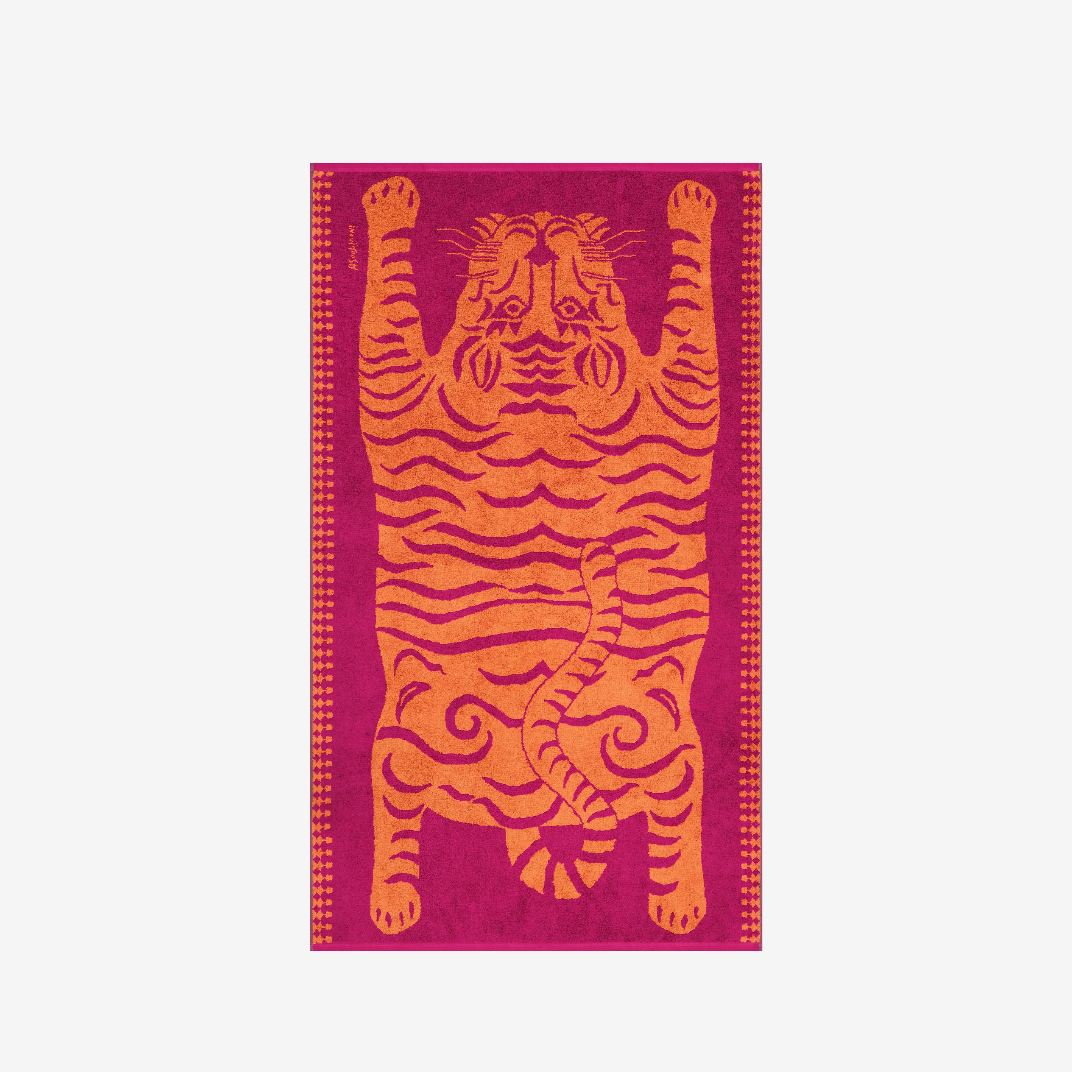 Beach Towel - Todd - Fuchsia