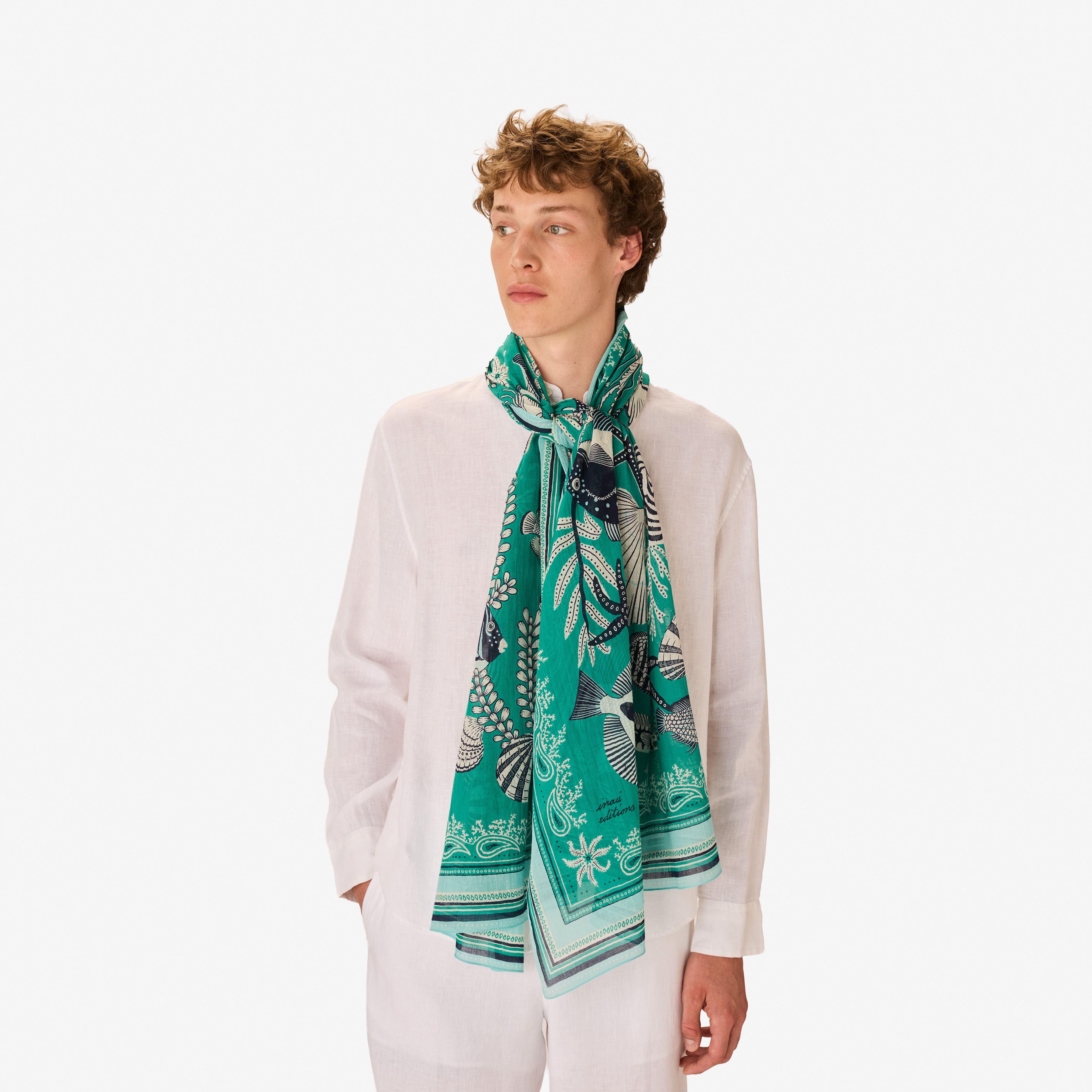 Scarf 100 - Neptune - Turquoise