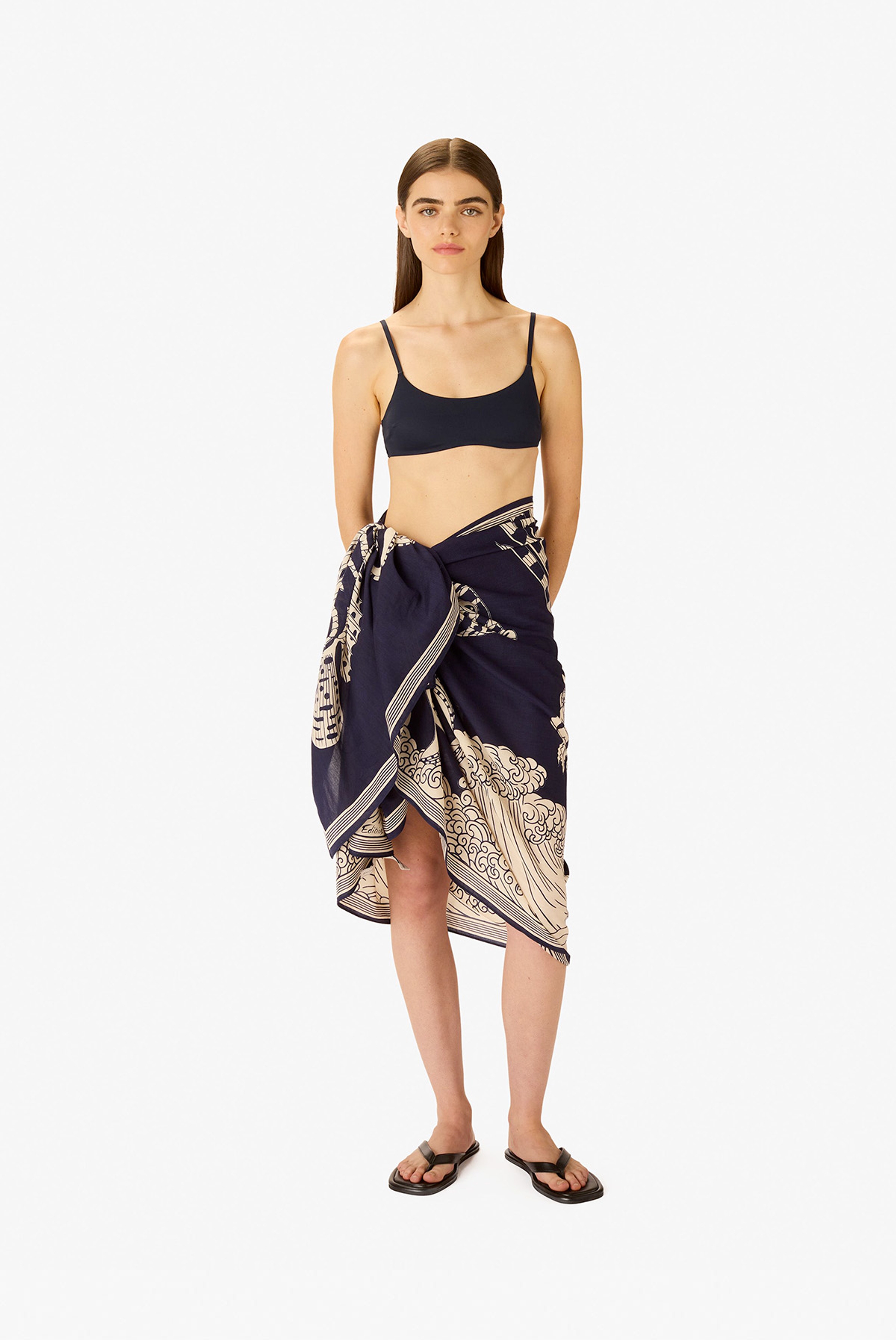 Scarf 100 - Vague - Navy
