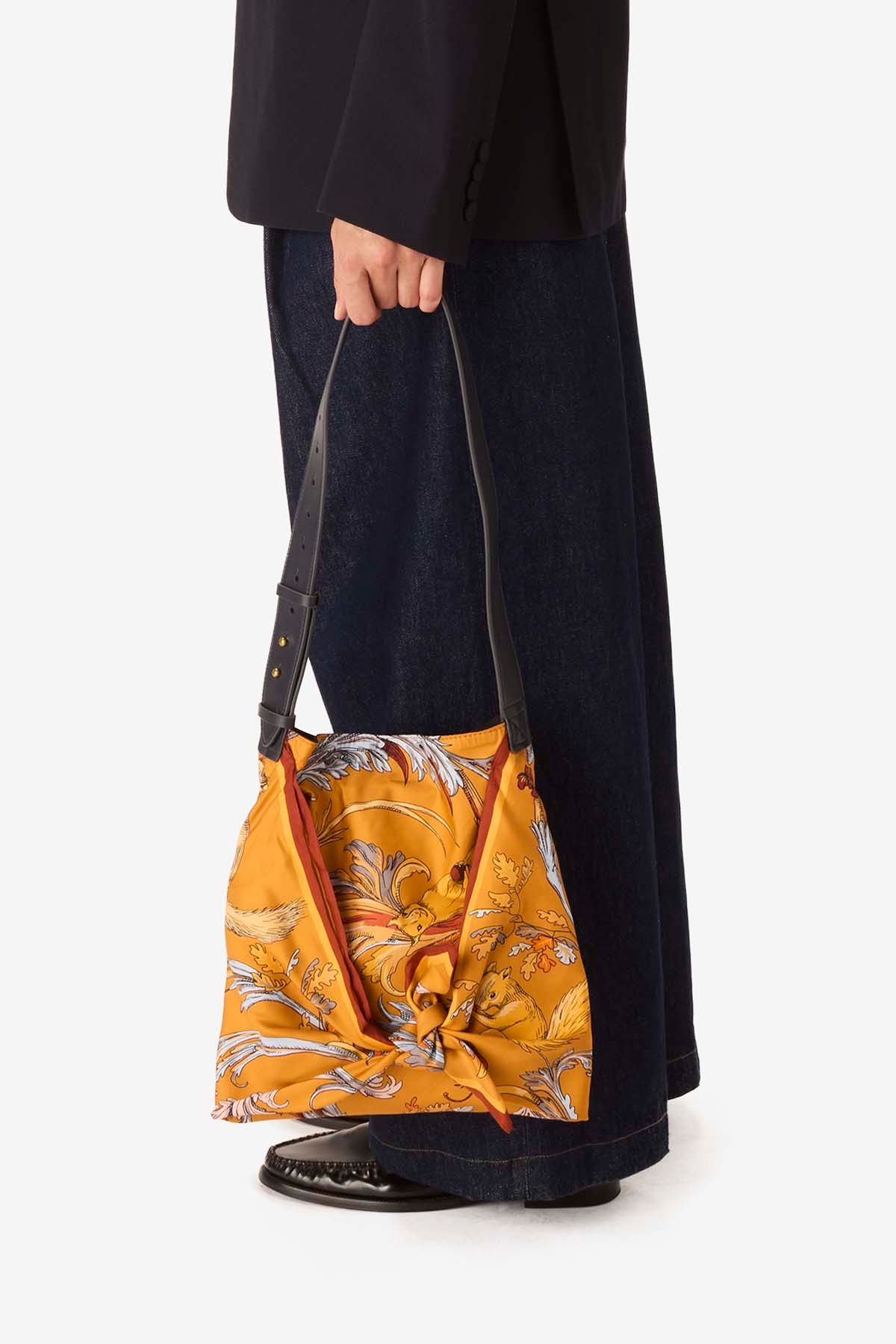 Scarf Bag - Rococo - Golden Brown