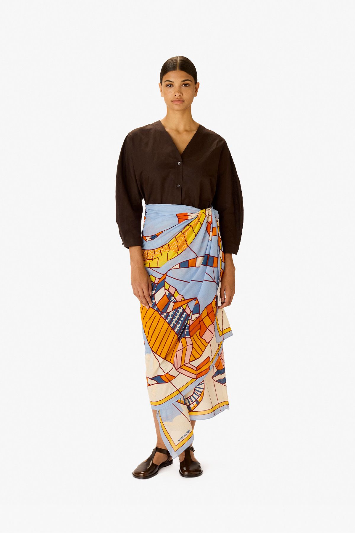 Scarf 100 - Cerfs Volants - Orange