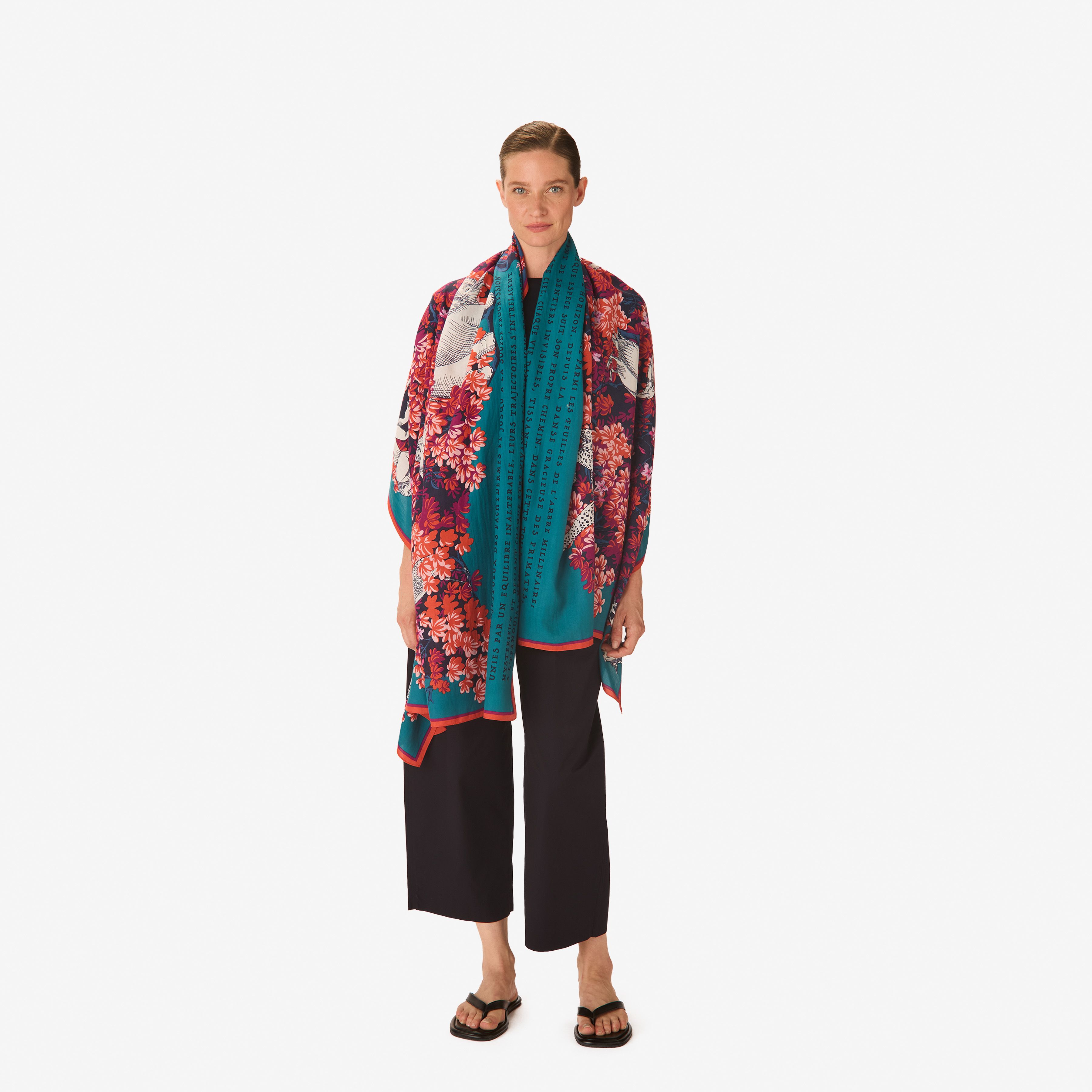 Scarf 100 - Bestiaire - Pink