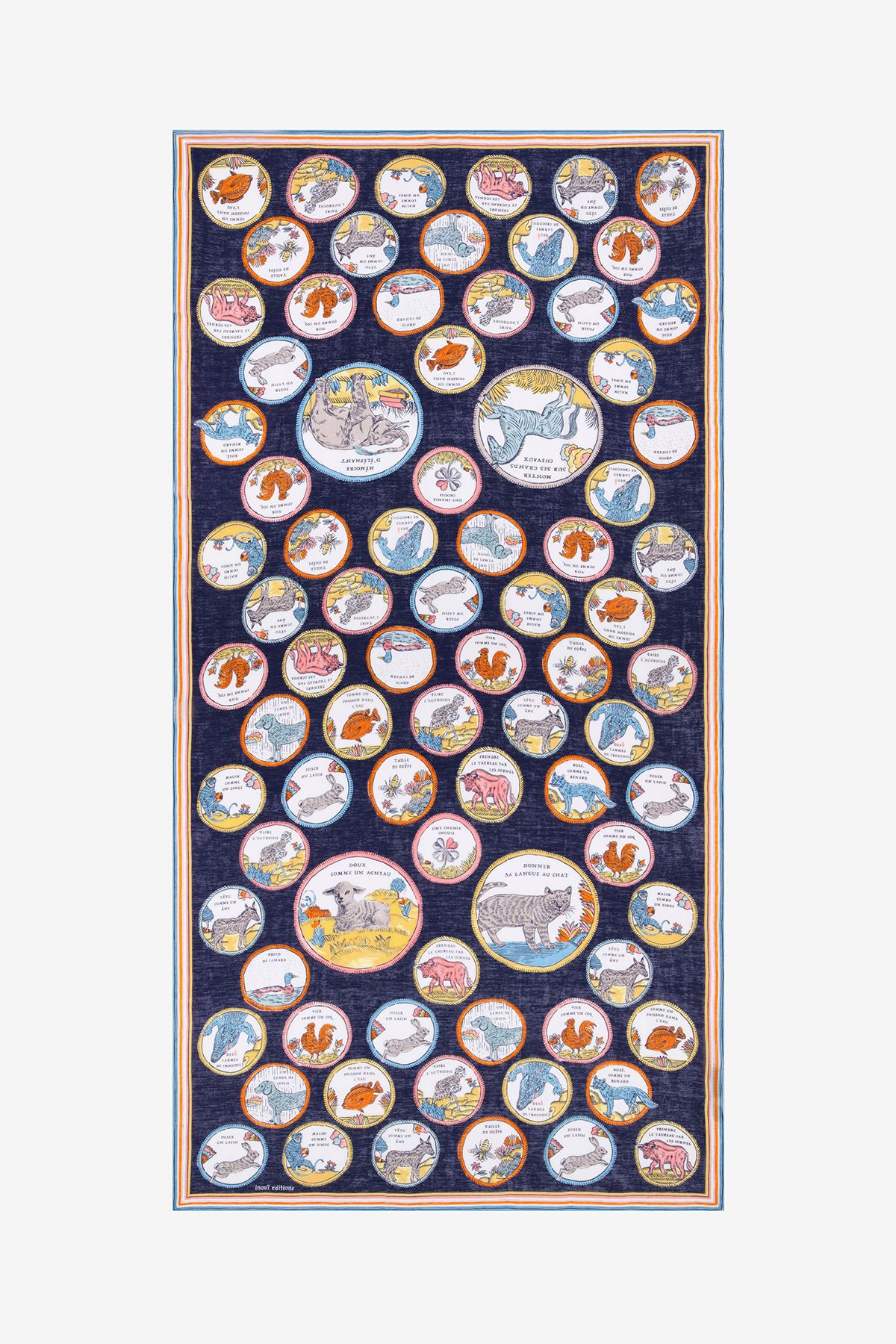 Scarf 100 - Chance Inoui - Navy
