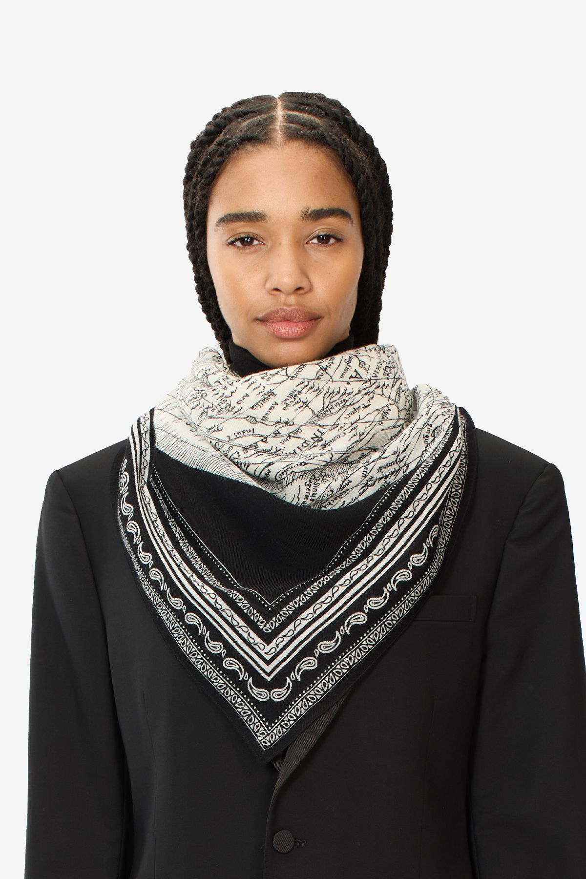 Square 130 - Mappemonde - Black