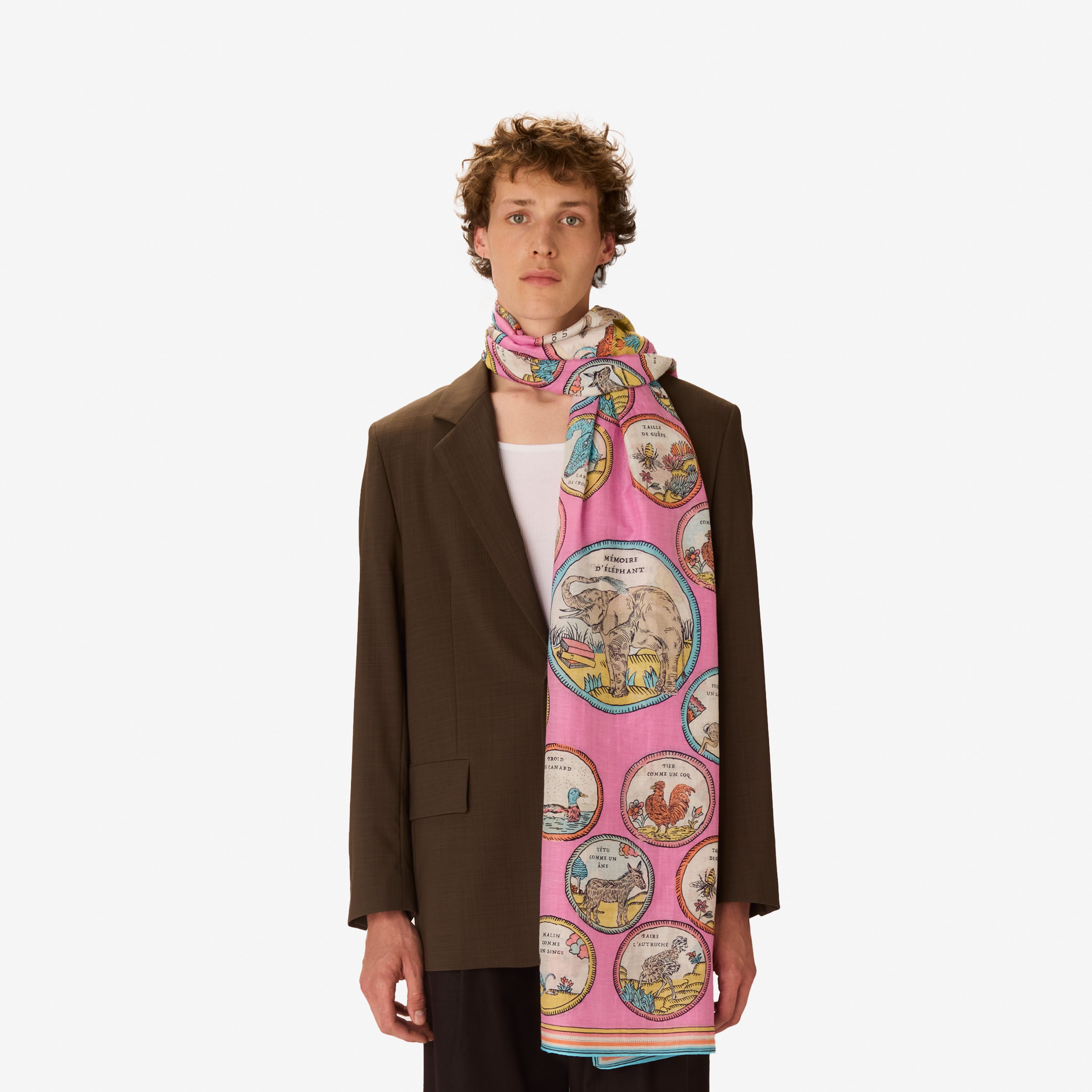 Scarf 100 - Chance Inoui - Pink