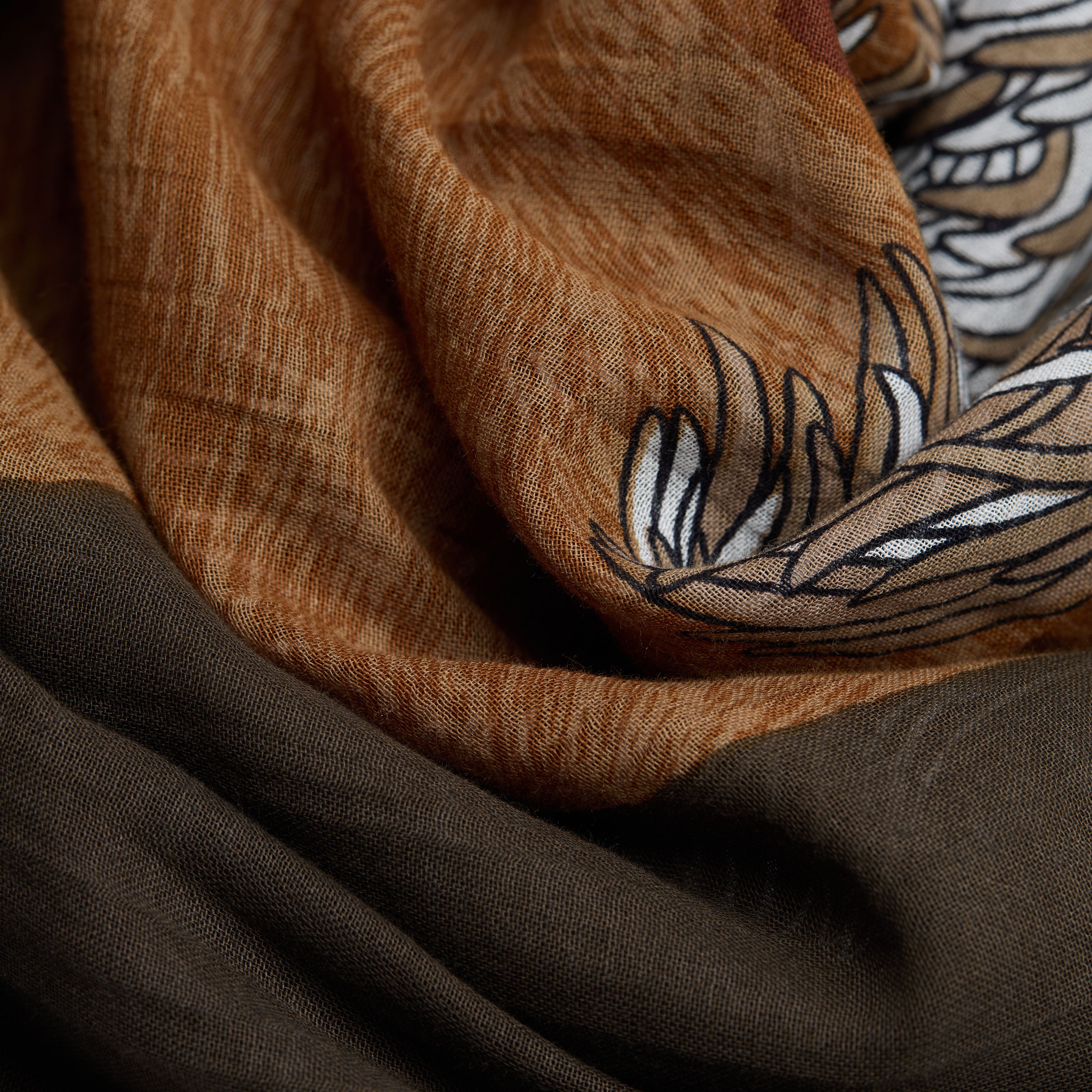 Scarf 100 Cotton - Toutou - Grey