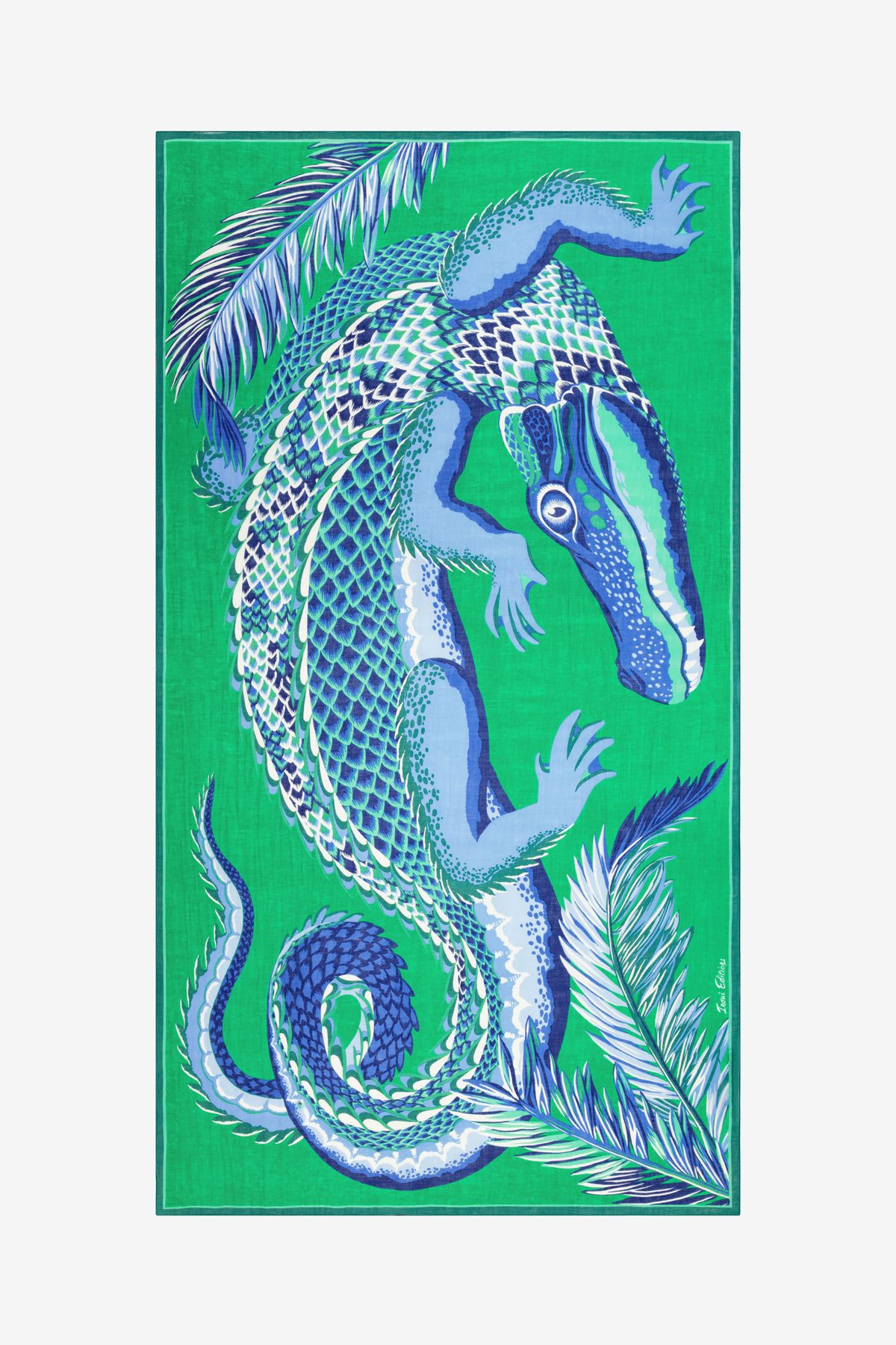 Scarf 100 - Croco - Green