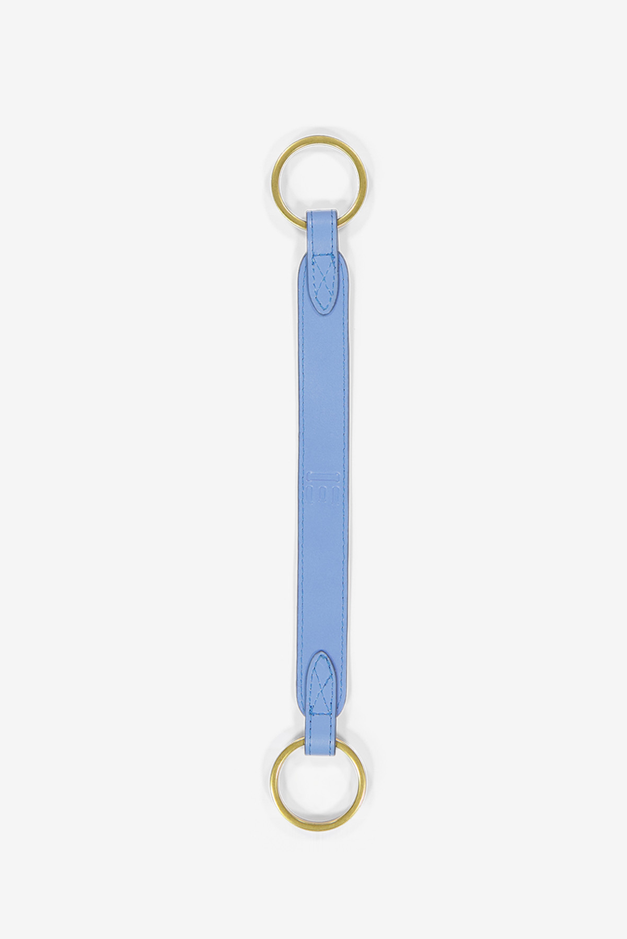 Leather Handle - Light Blue