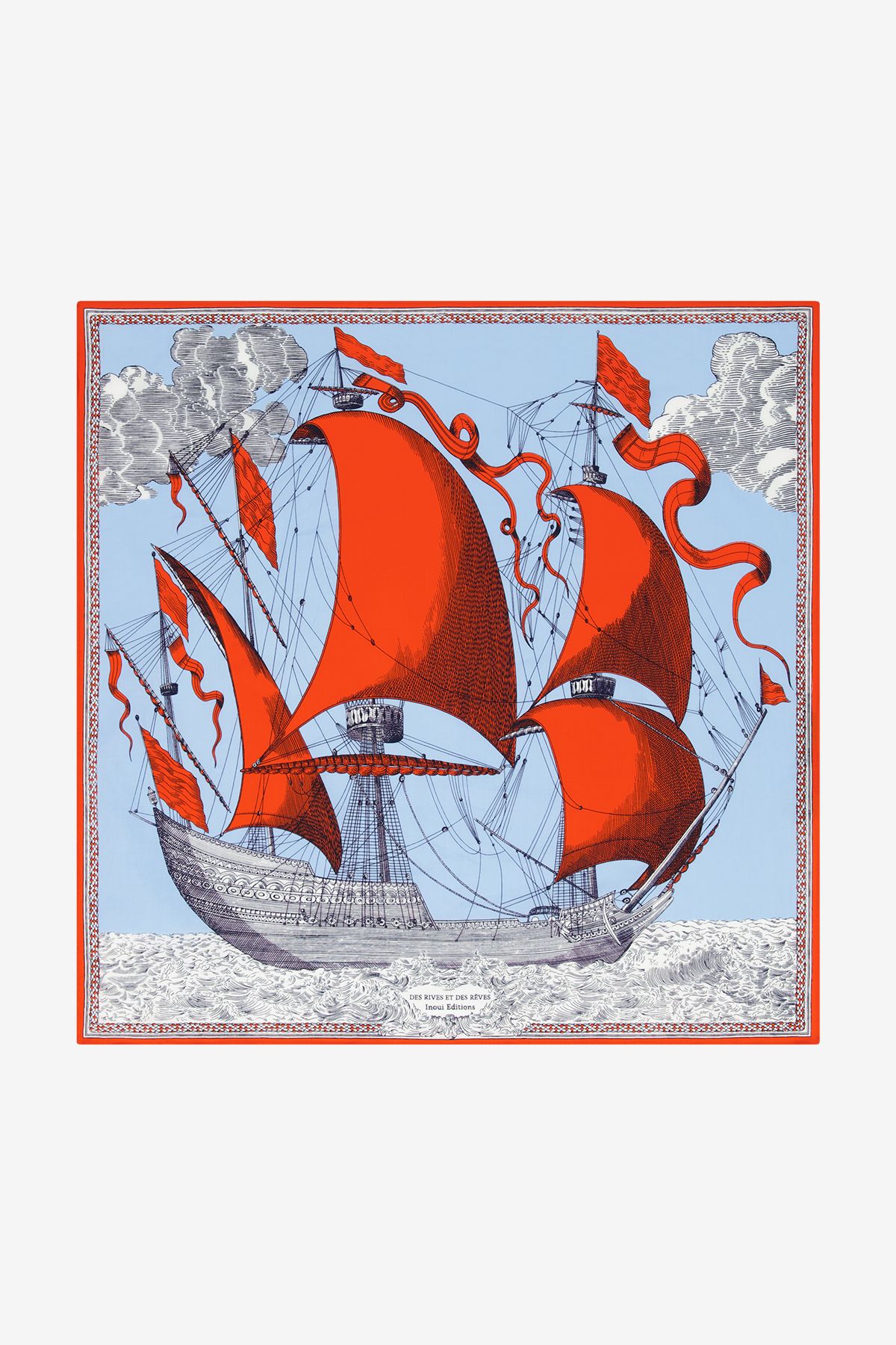 Square 65 - Des Rives Et Des Reves - Red
