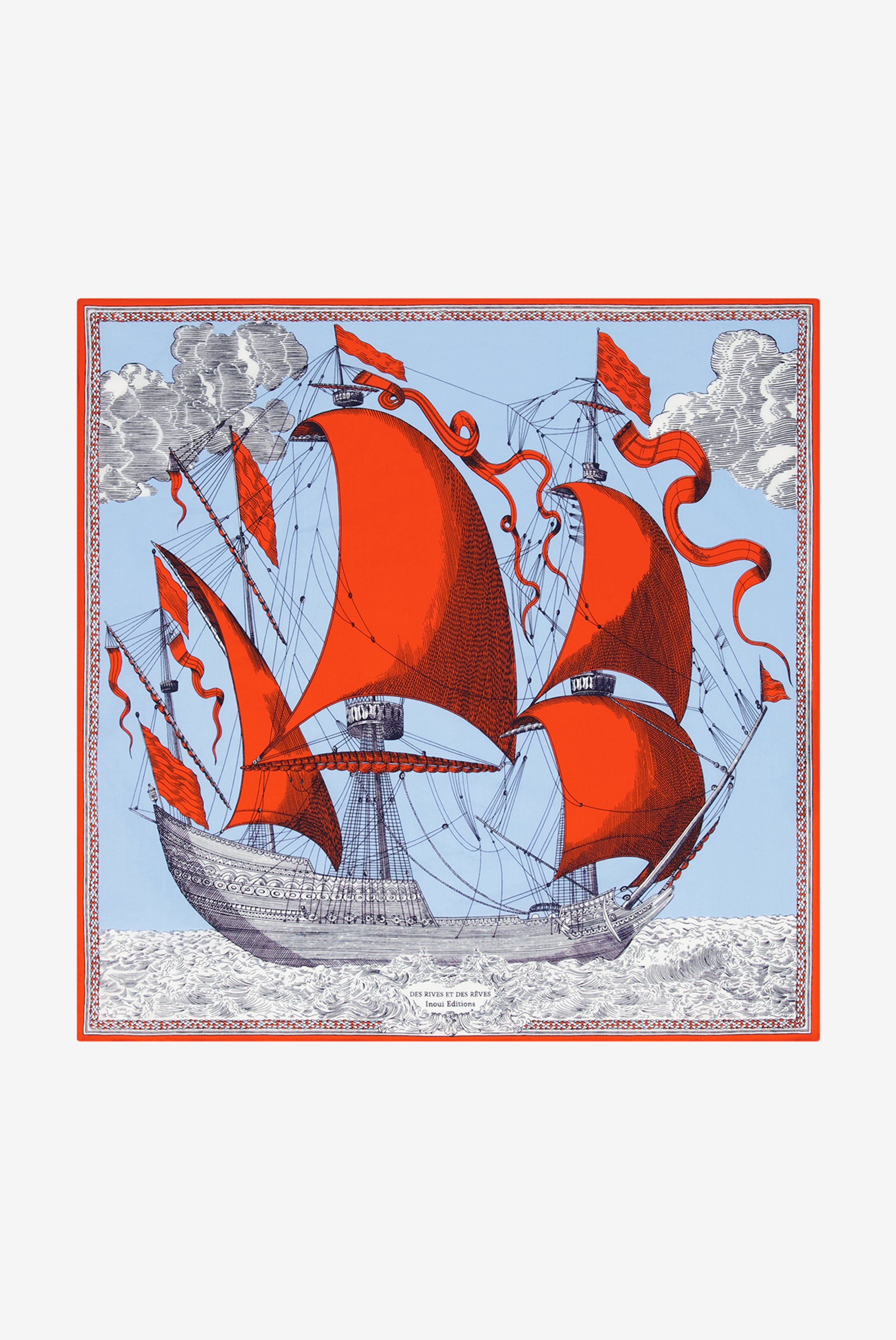 Square 65 - Des Rives Et Des Reves - Red
