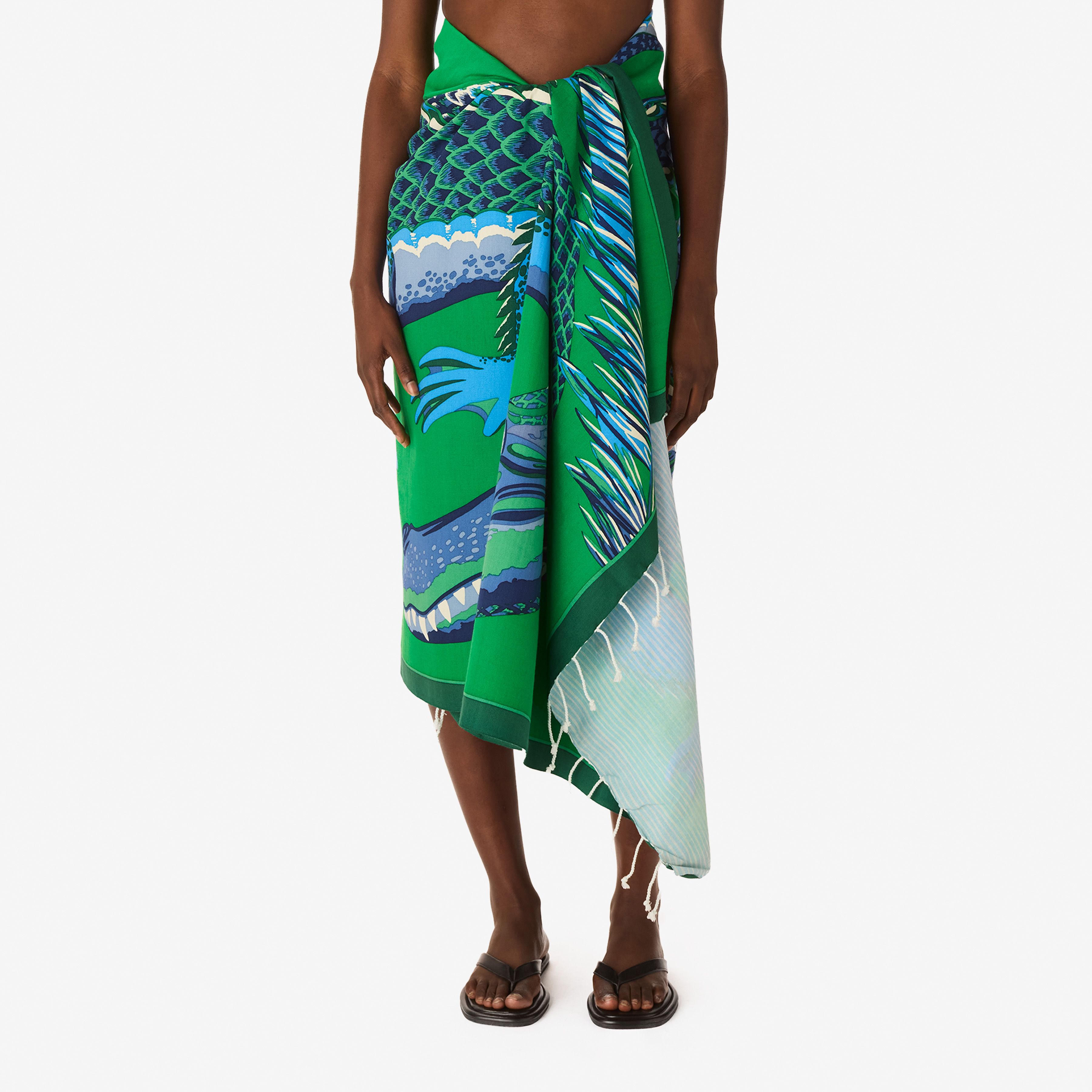 Fouta Towel 100 - Croco - Green